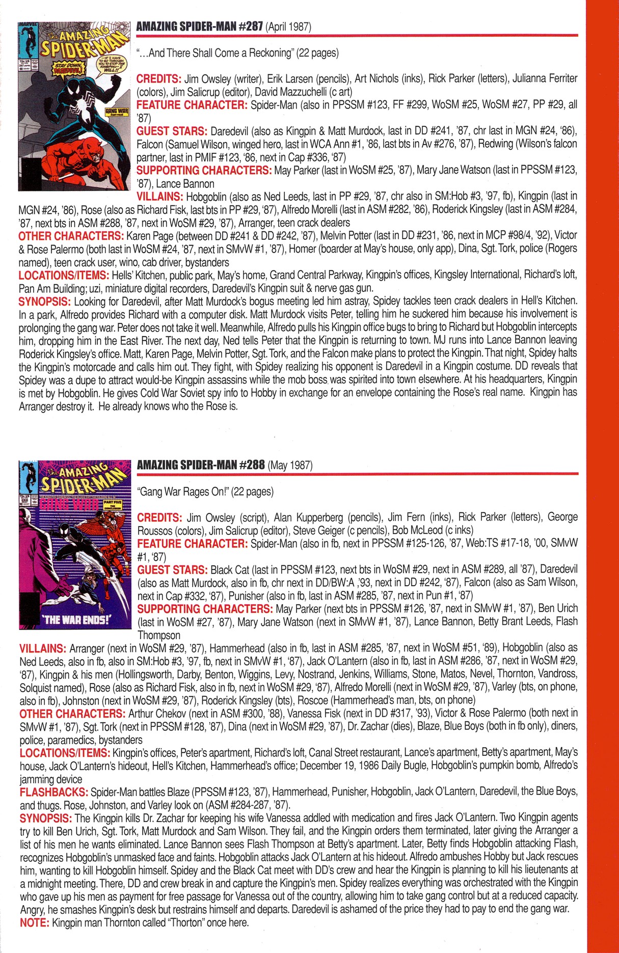 Read online Official Index to the Marvel Universe comic -  Issue #7 - 3