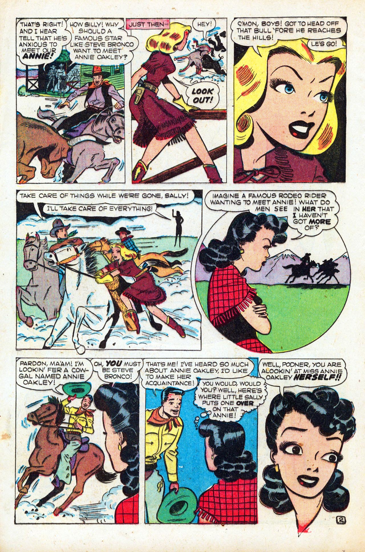 Read online Annie Oakley comic -  Issue #2 - 28