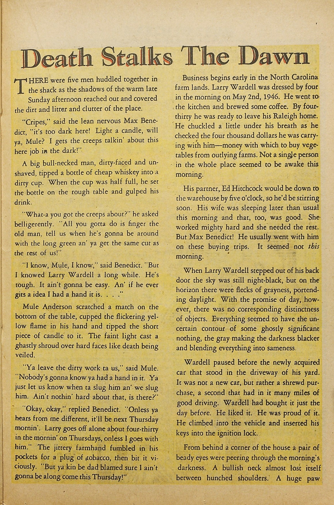 Read online March of Crime comic -  Issue #1 - 21