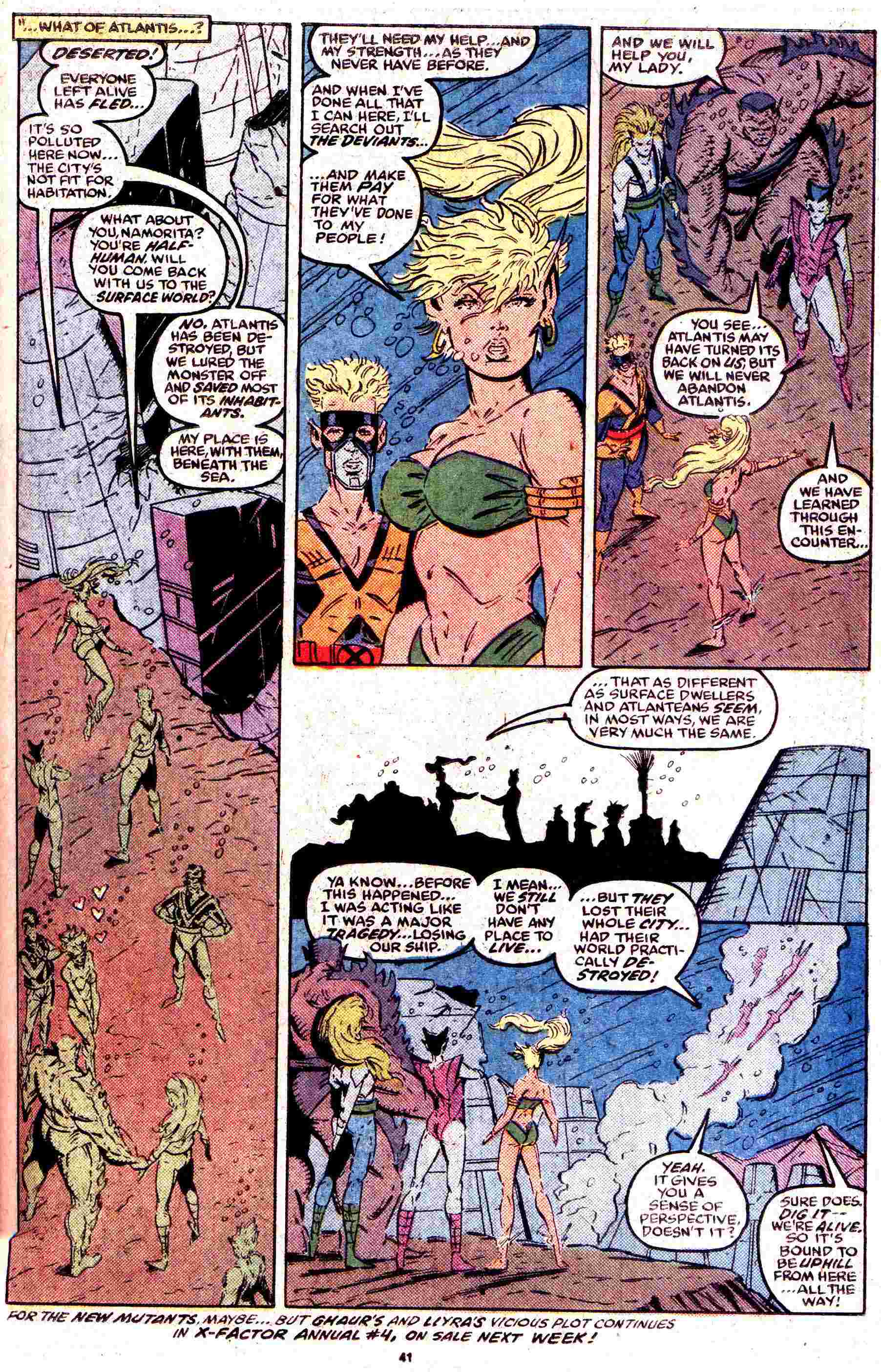 Read online The New Mutants comic -  Issue # _Annual 5 - 37