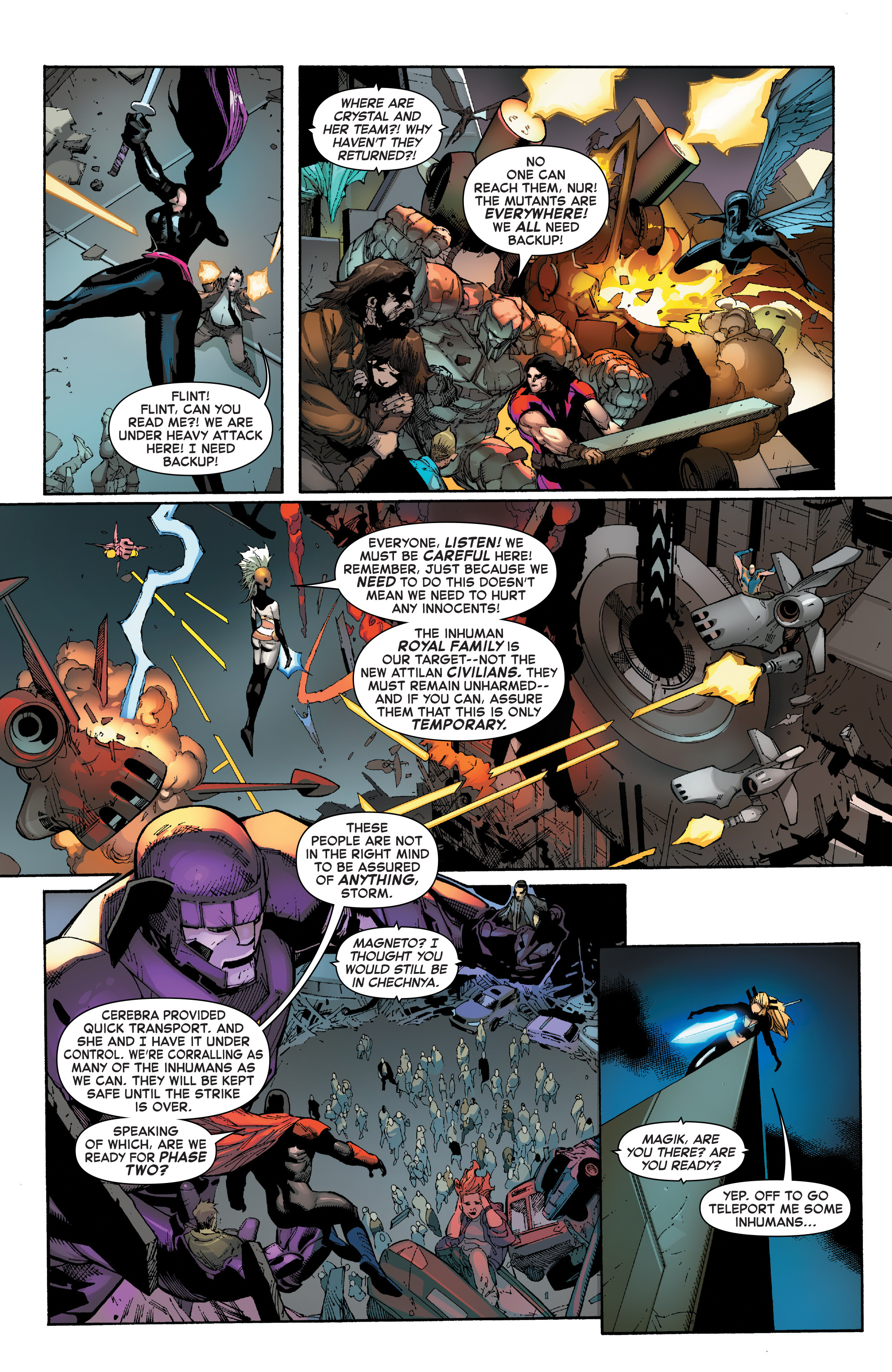 Read online Inhumans Vs. X-Men comic -  Issue #2 - 8