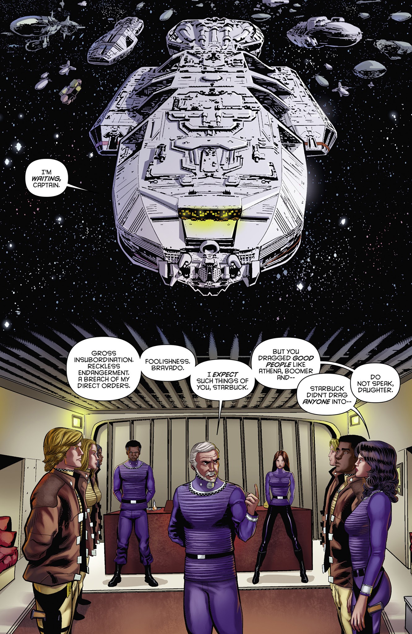 Read online Classic Battlestar Galactica: The Death of Apollo comic -  Issue #4 - 20