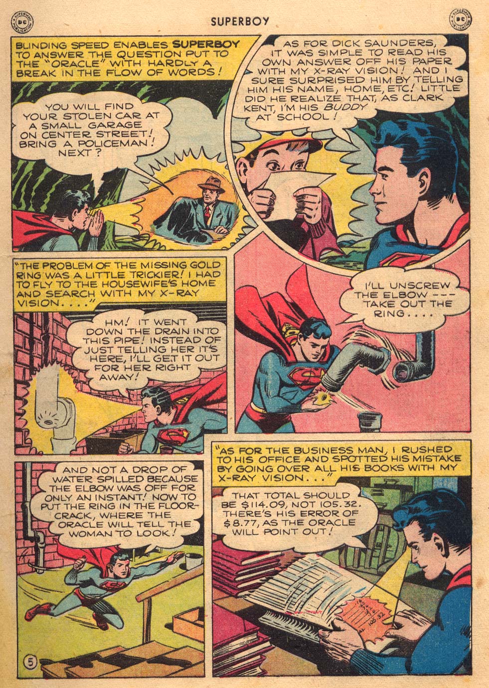 Read online Superboy (1949) comic -  Issue #4 - 6