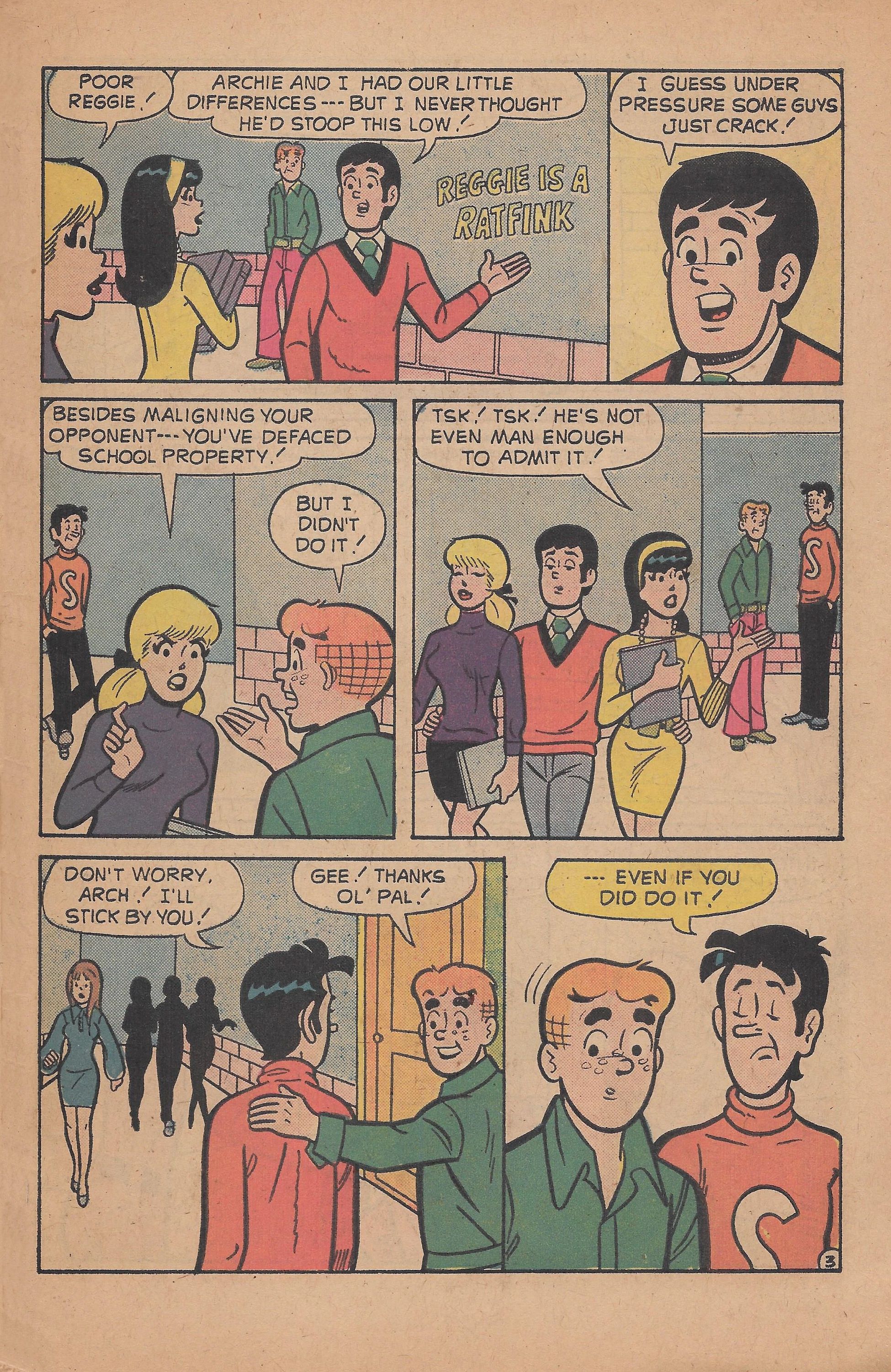 Read online Reggie and Me (1966) comic -  Issue #77 - 31