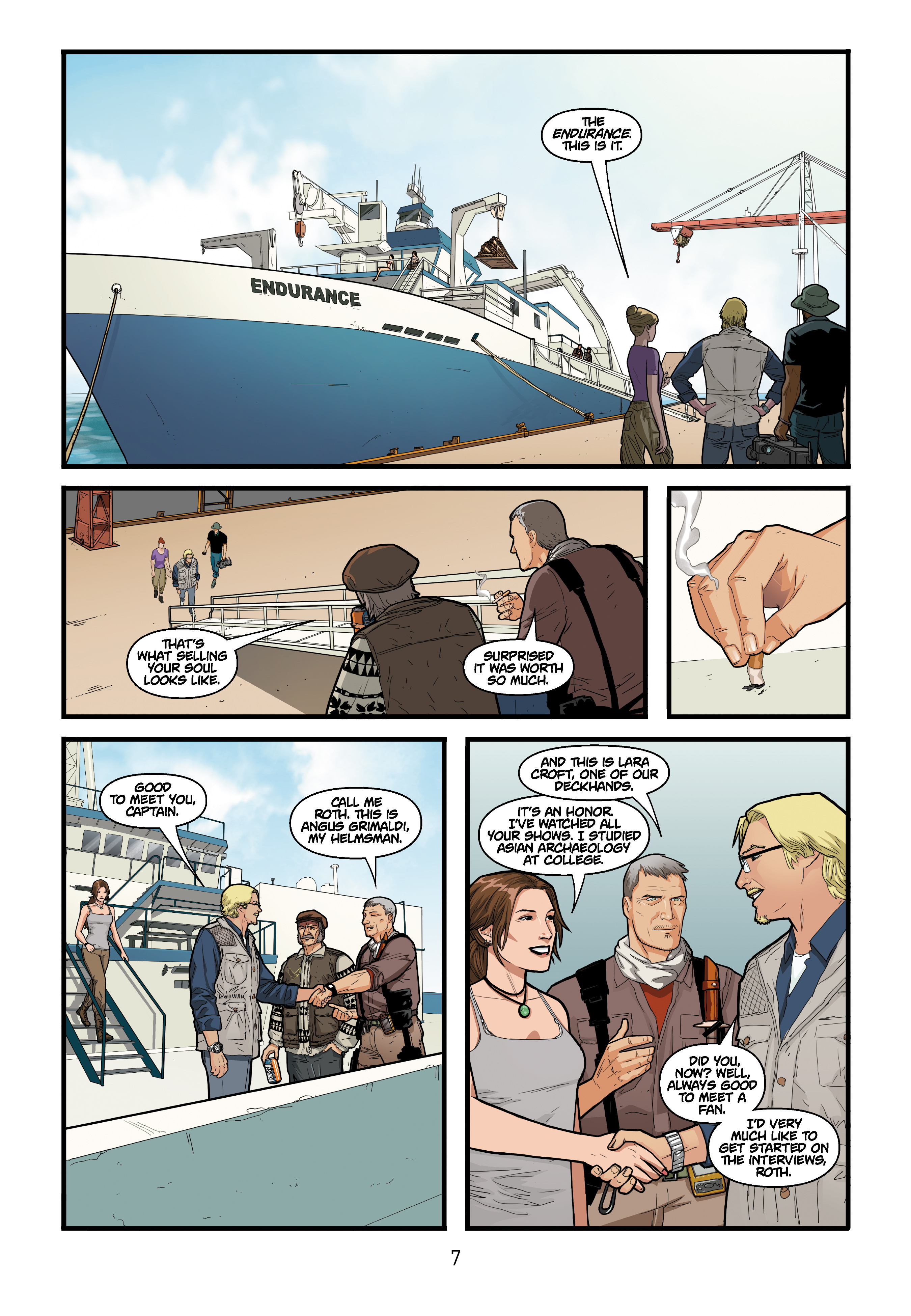 Read online Tomb Raider: The Beginning comic -  Issue # Full - 7