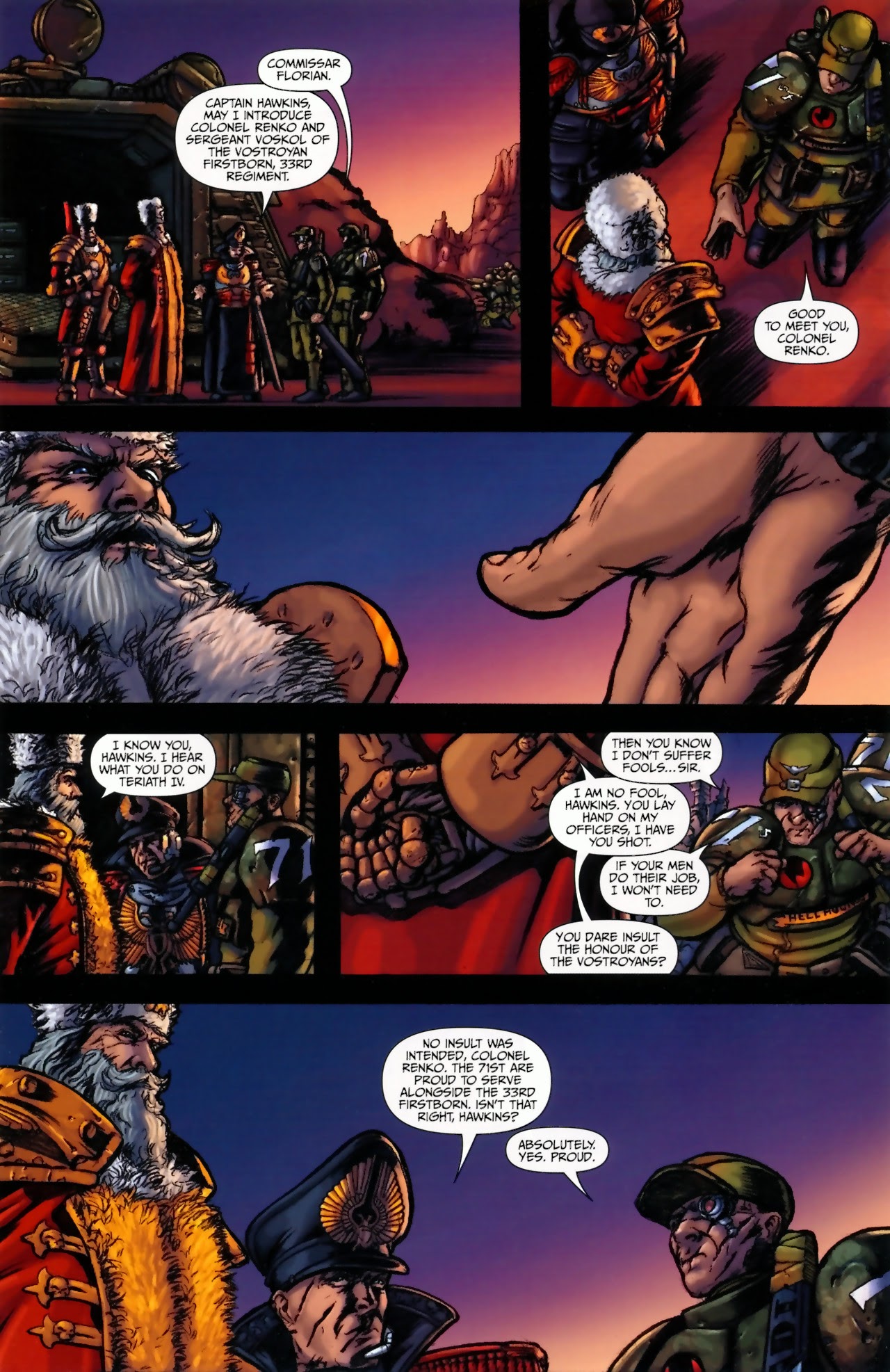 Read online Warhammer 40,000: Fire & Honour comic -  Issue #1 - 10