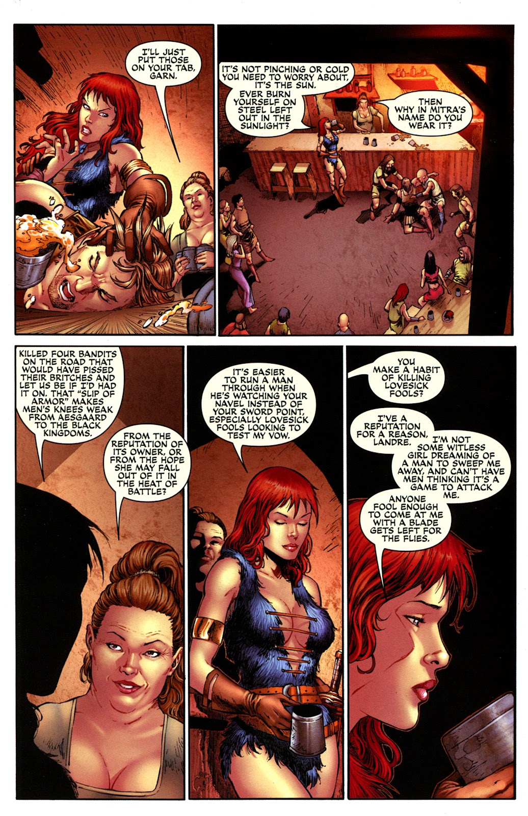 Red Sonja: Blue issue Full - Page 32