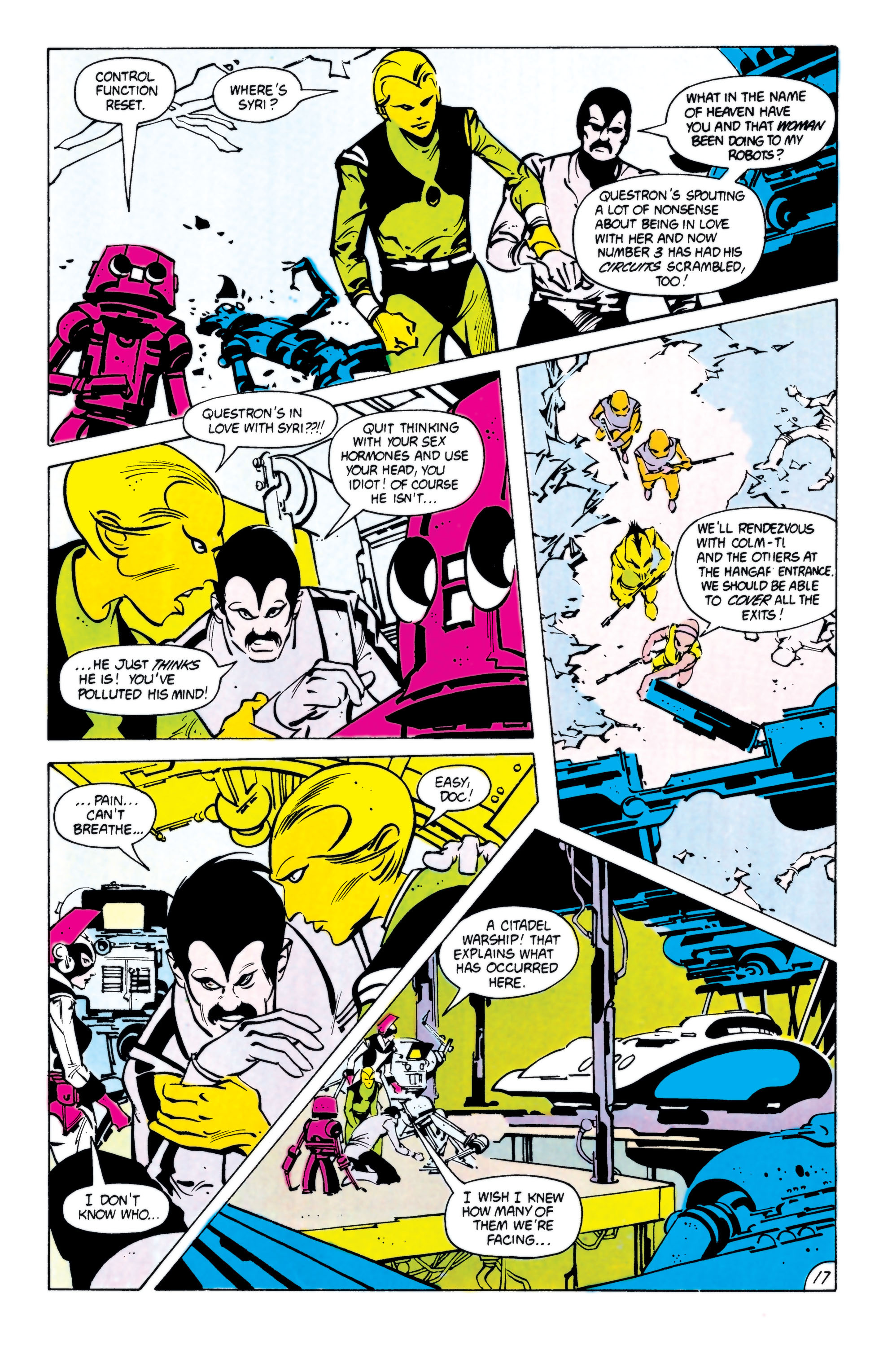 Read online The Omega Men (1983) comic -  Issue #21 - 18