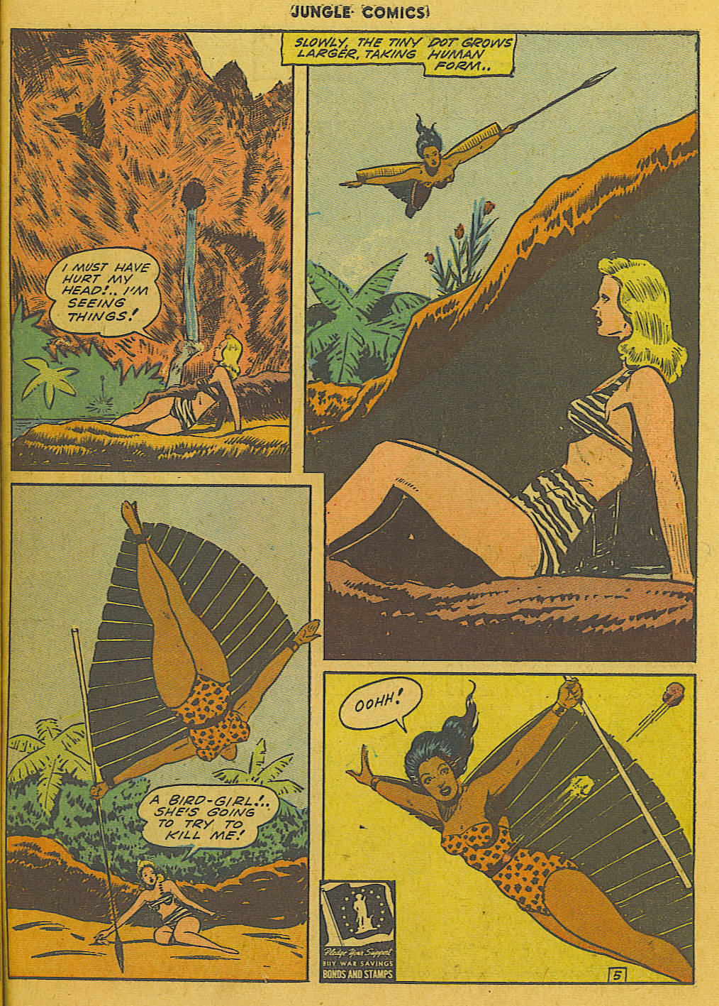 Read online Jungle Comics comic -  Issue #50 - 53