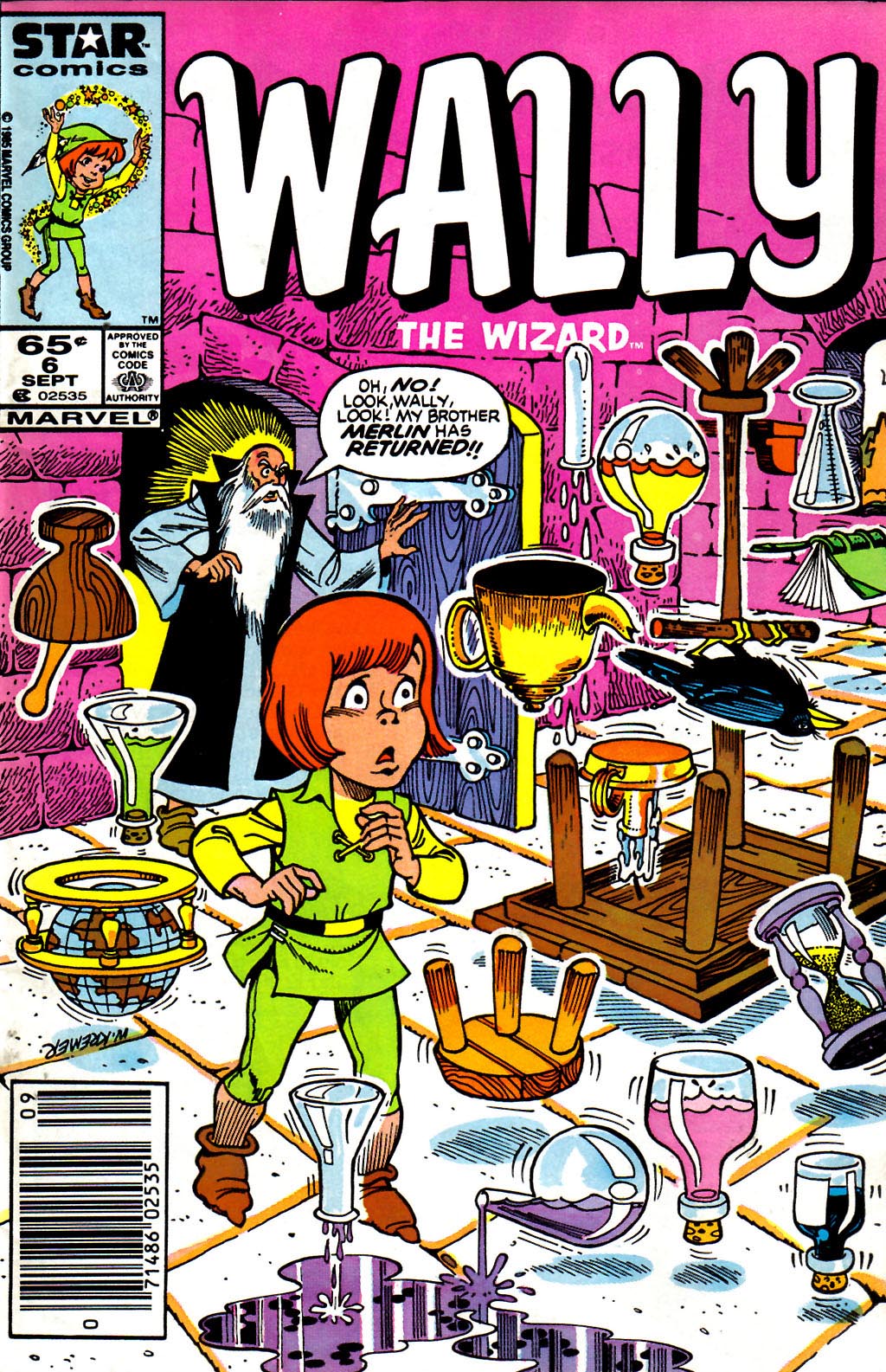 Read online Wally the Wizard comic -  Issue #6 - 1