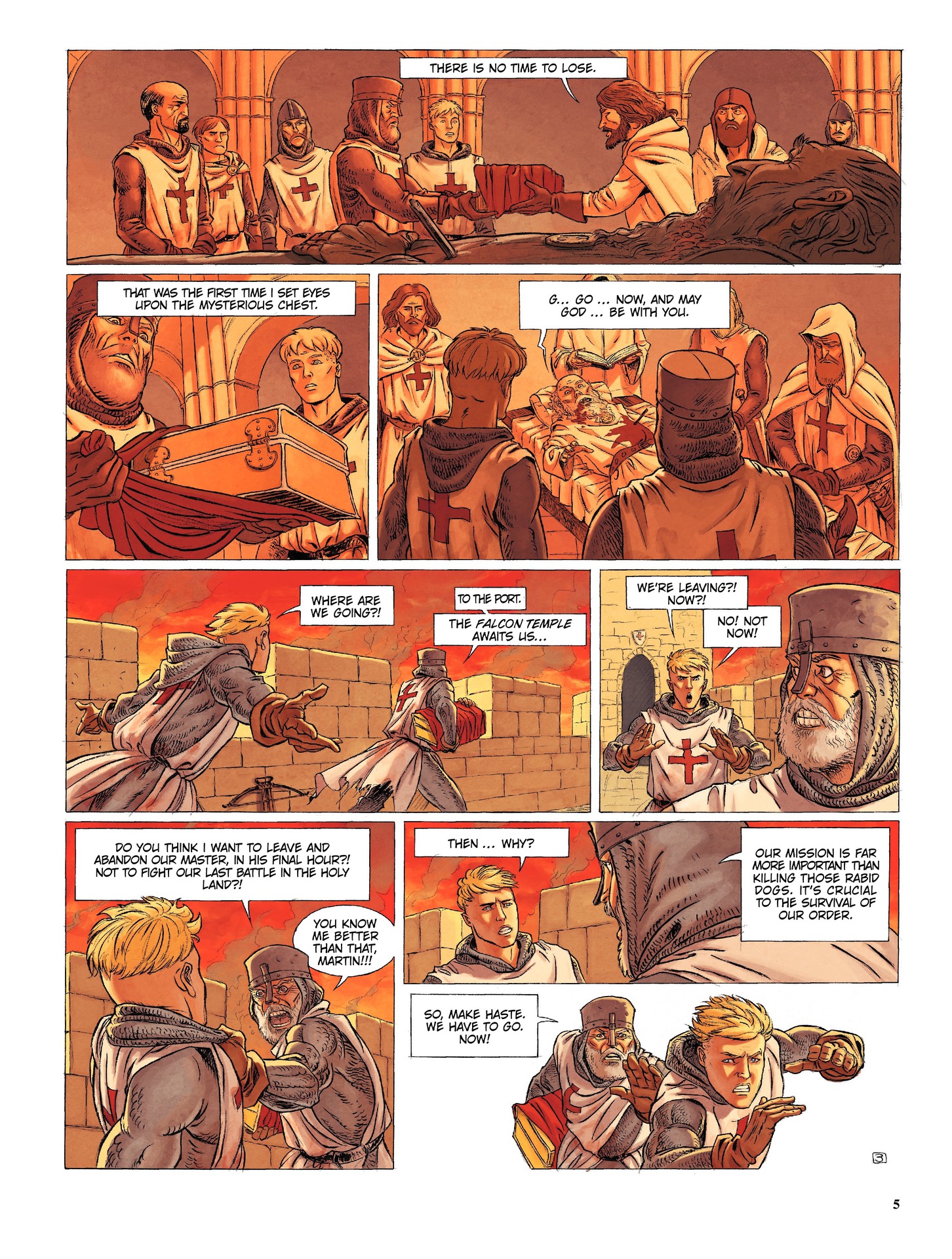 Read online The Last Templar comic -  Issue #1 - 5
