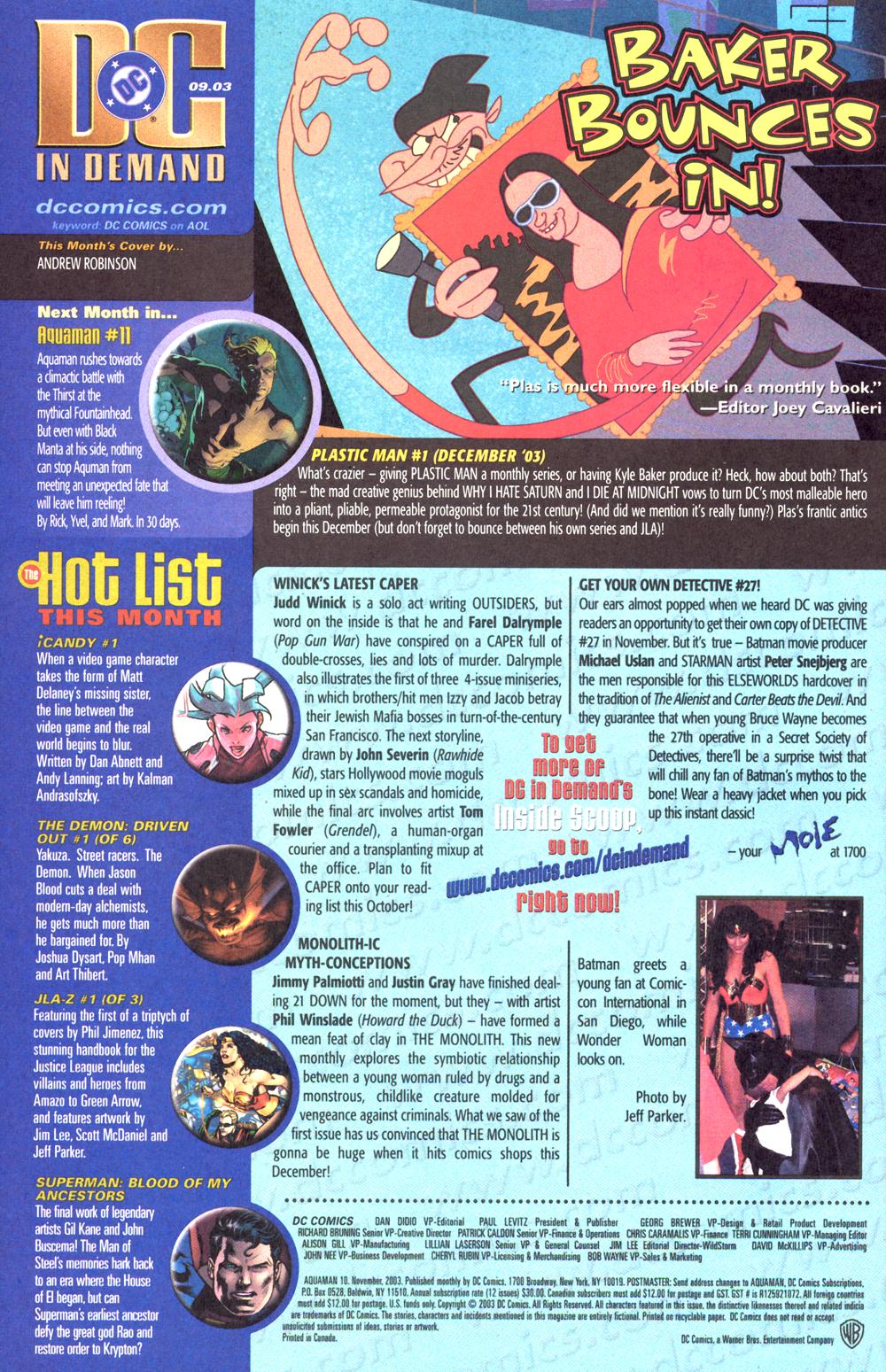 Read online Aquaman (2003) comic -  Issue #10 - 25