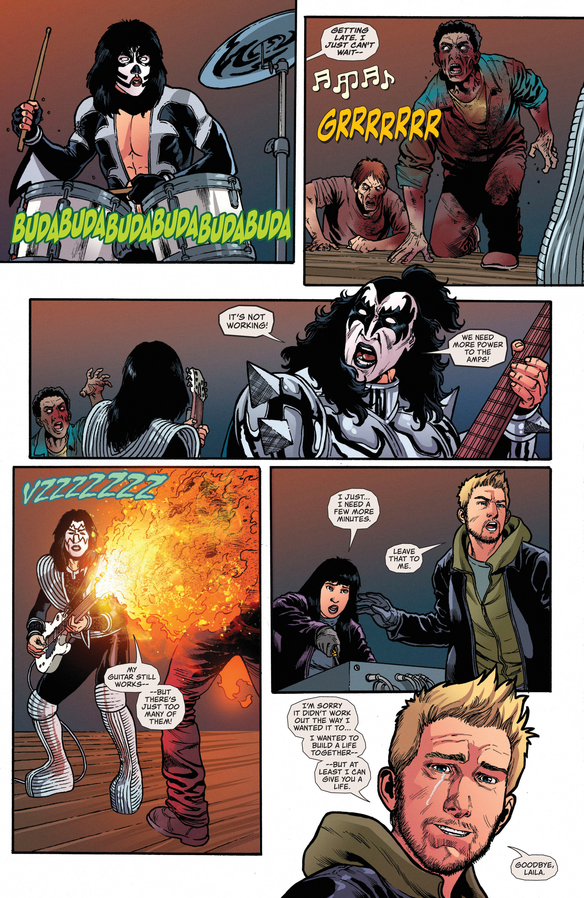 Read online Kiss: Zombies comic -  Issue #5 - 18