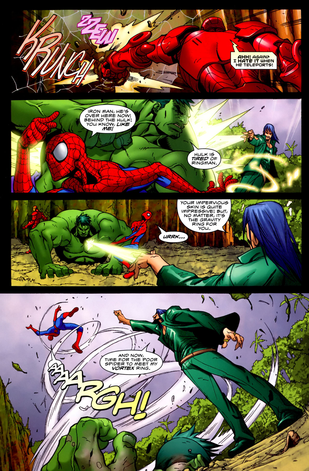 Read online Marvel Adventures: Iron Man, Hulk, and Spider-Man comic -  Issue # Full - 28