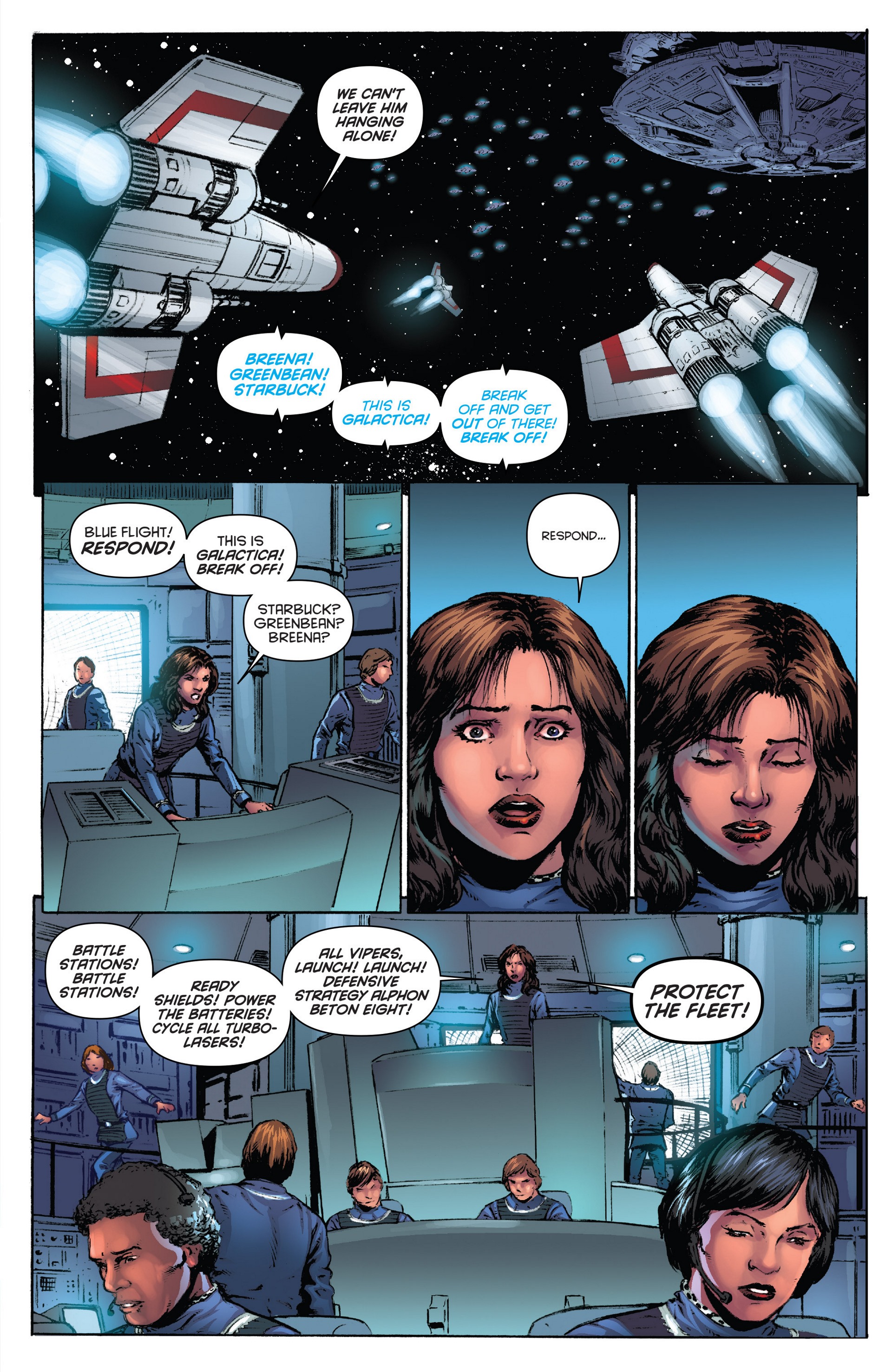 Read online Classic Battlestar Galactica (2013) comic -  Issue #10 - 22