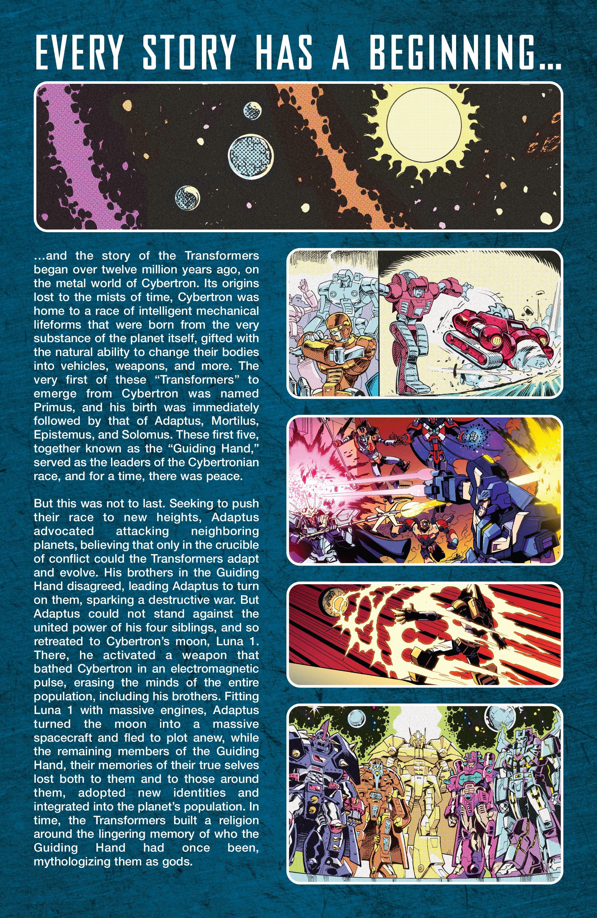 Read online Transformers: Historia comic -  Issue # Full - 3