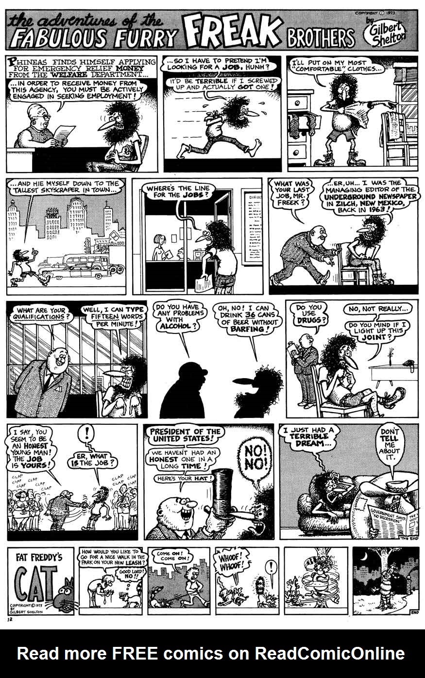 Read online The Fabulous Furry Freak Brothers comic -  Issue #3 - 14