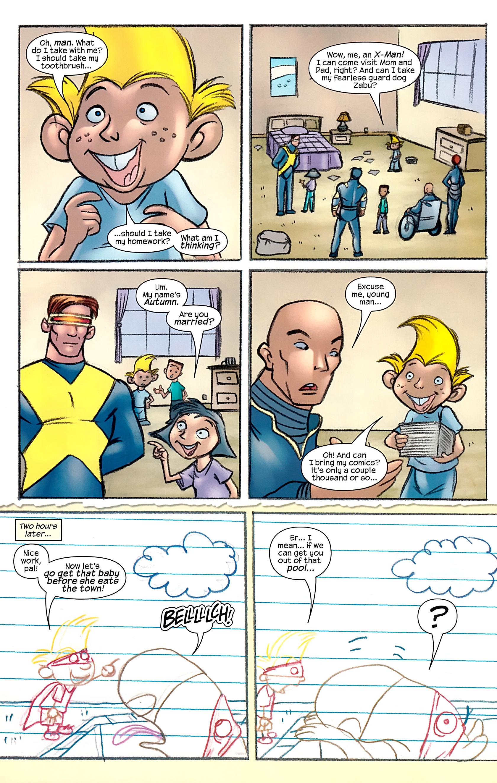 Read online Marvelous Adventures of Gus Beezer comic -  Issue # X-Men - 19