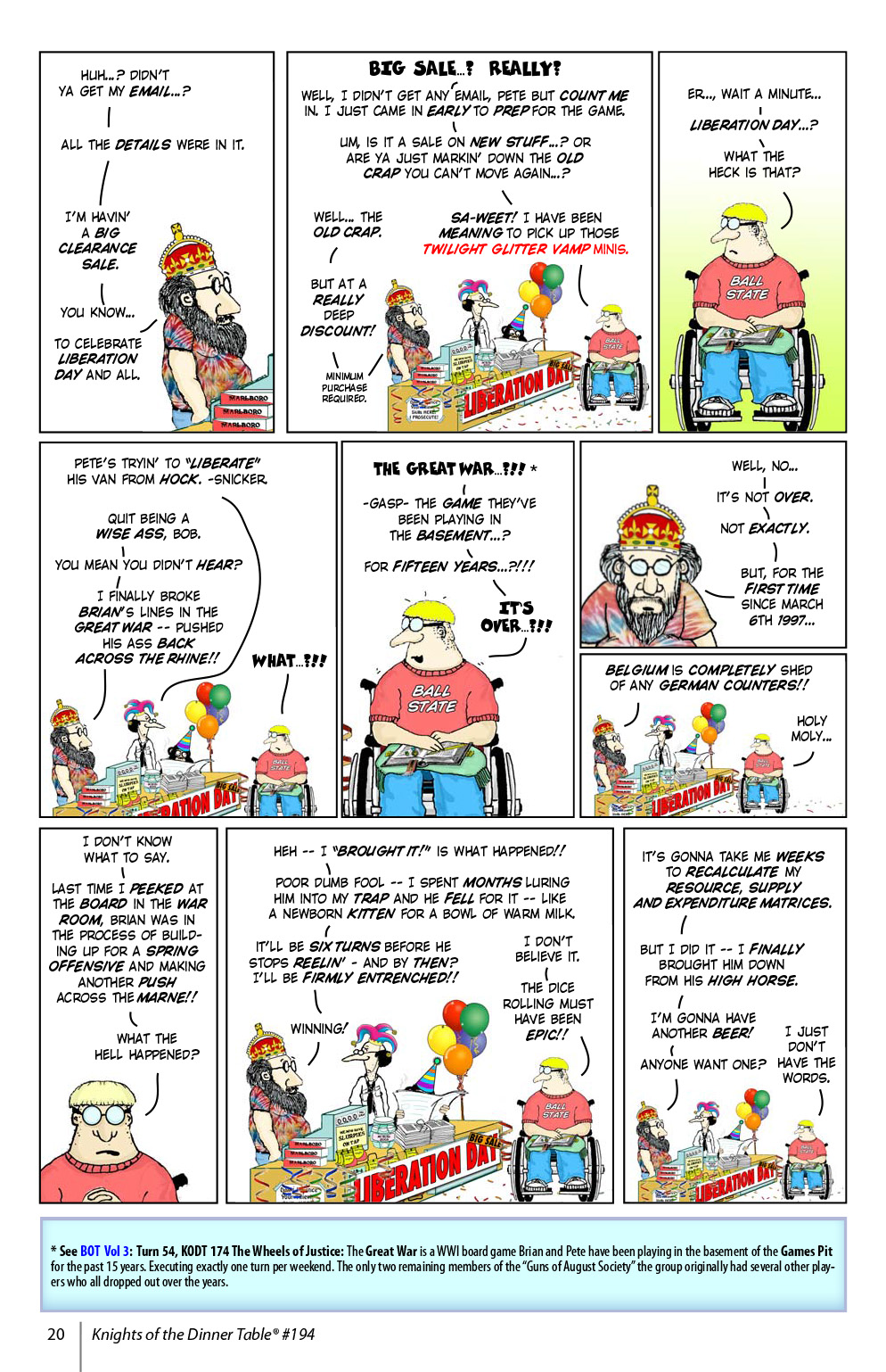 Read online Knights of the Dinner Table comic -  Issue #194 - 22