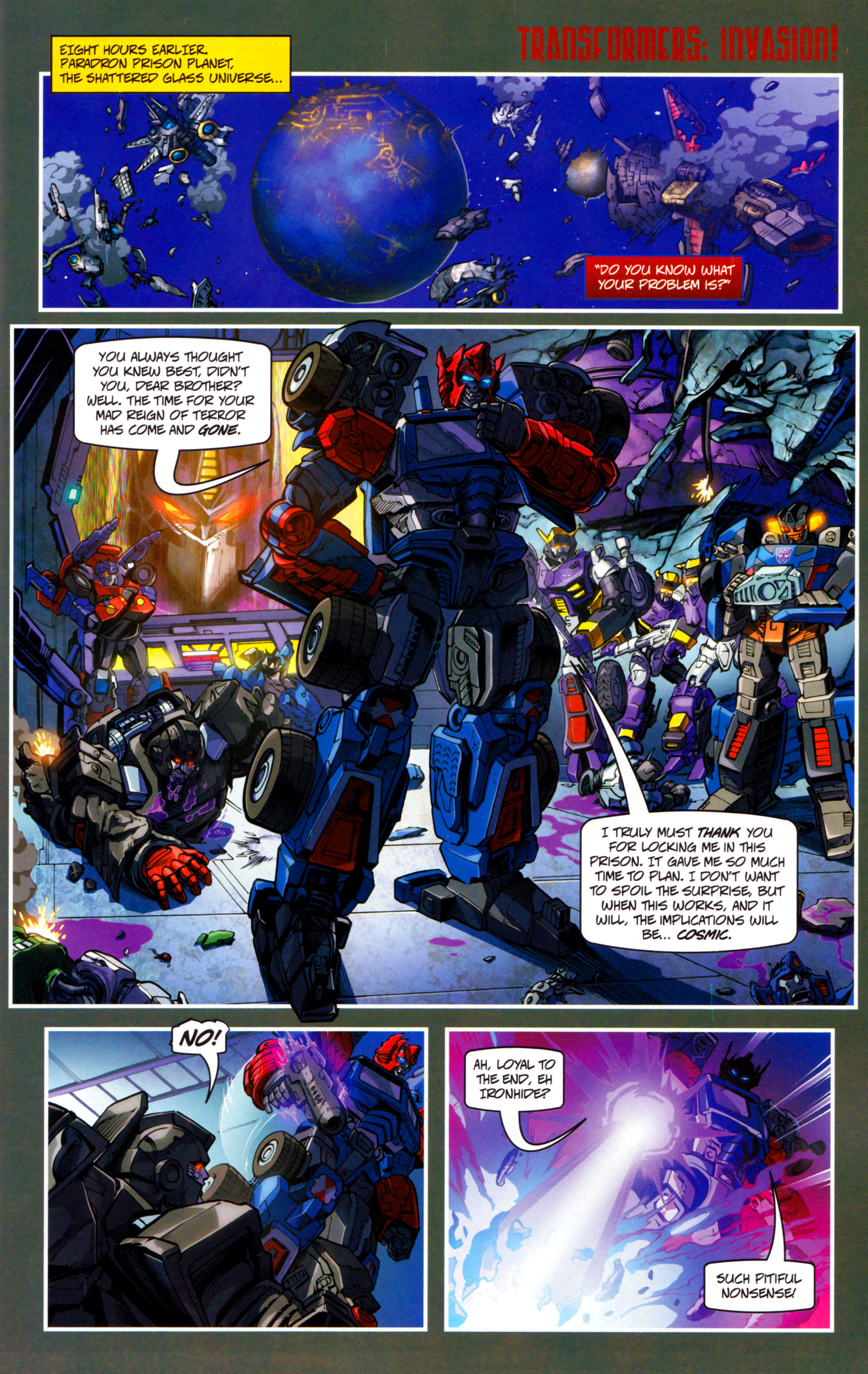 Read online Transformers: Timelines comic -  Issue #7 - 9