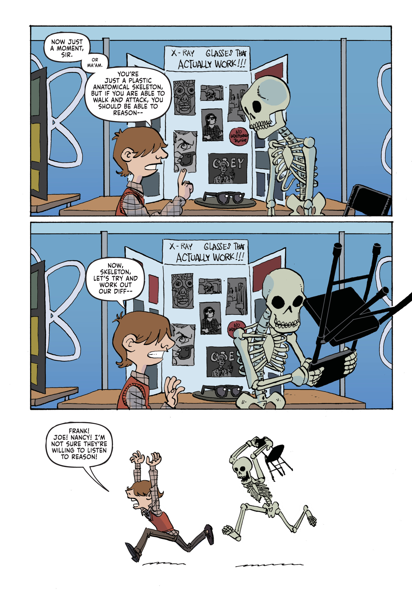 Read online Nancy Drew & the Hardy Boys: The Mystery of the Missing Adults! comic -  Issue # TPB - 75