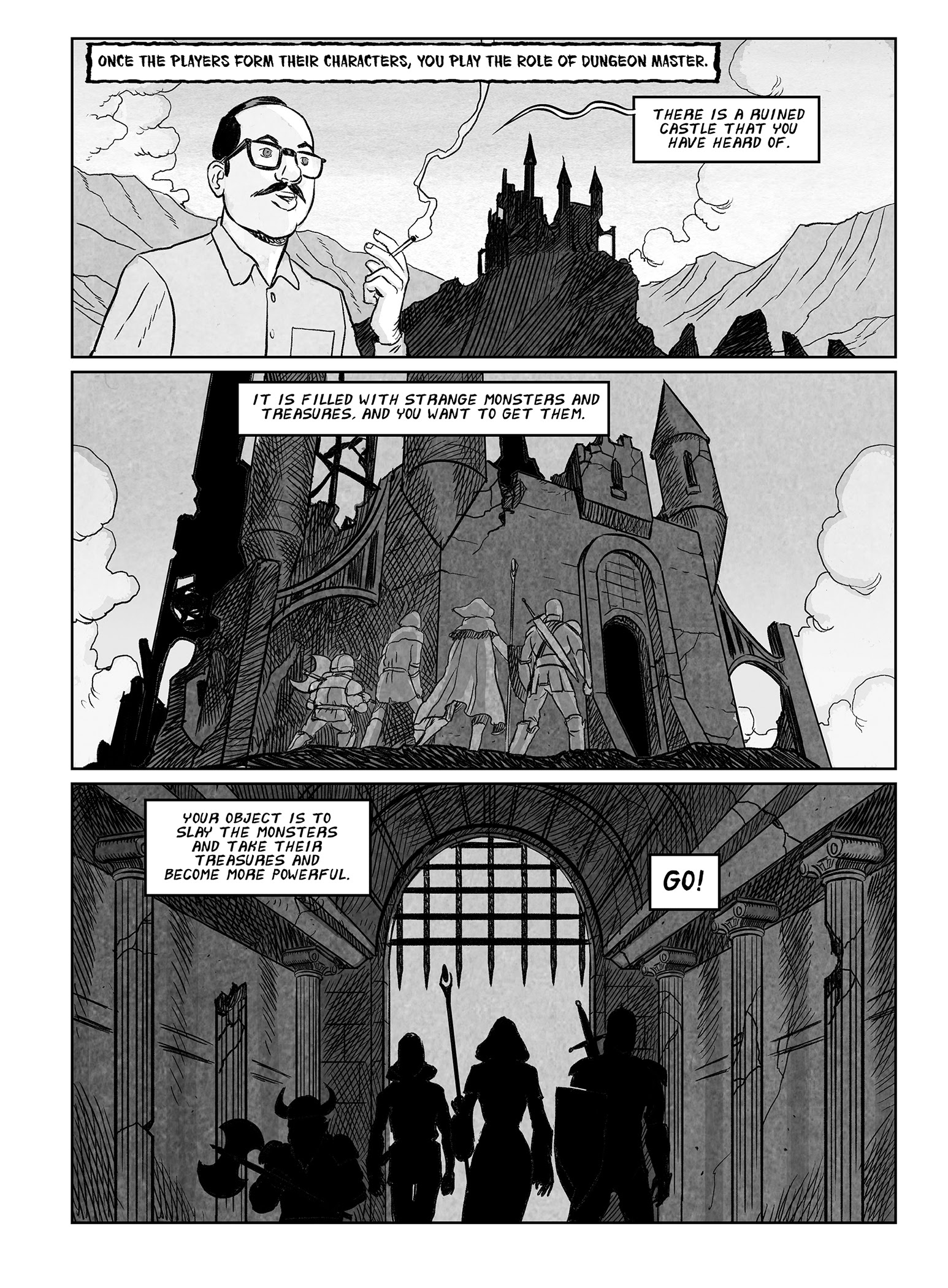 Read online Rise of the Dungeon Master: Gary Gygax and the Creation of D&D comic -  Issue # TPB - 67
