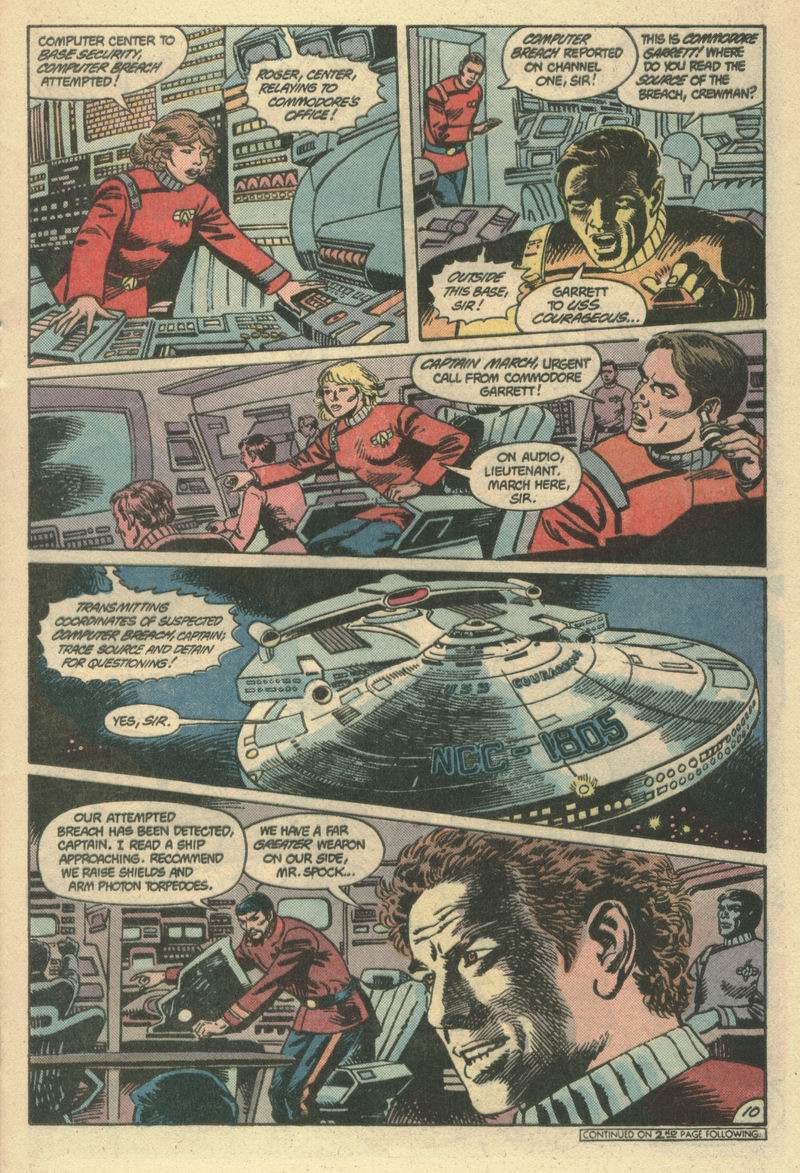 Read online Star Trek (1984) comic -  Issue #10 - 11