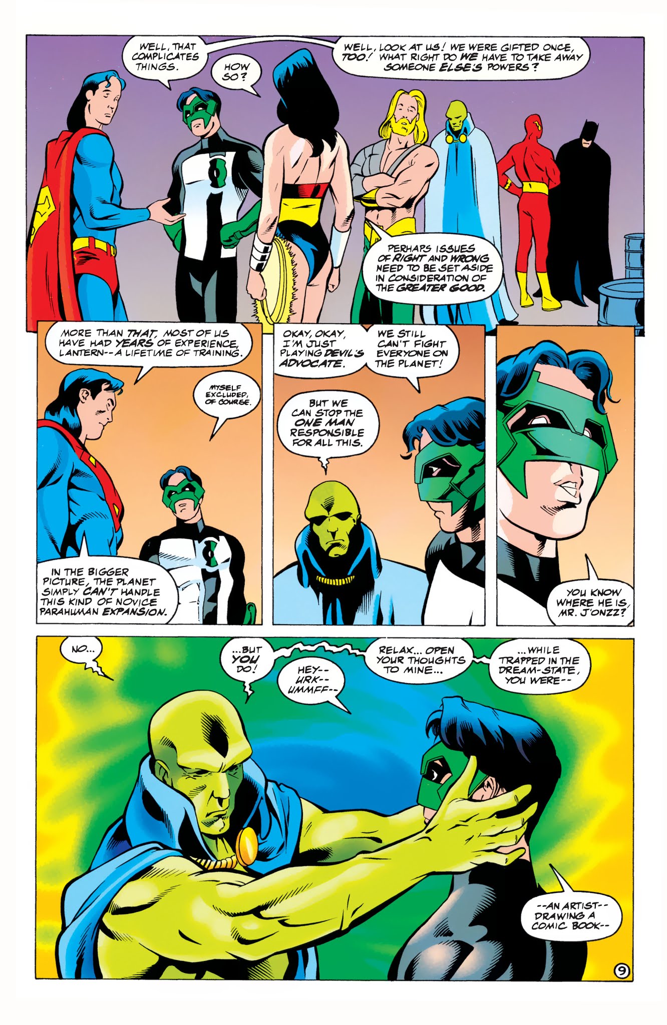 Read online JLA: A Midsummer's Nightmare: The Deluxe Edition comic -  Issue # TPB - 95