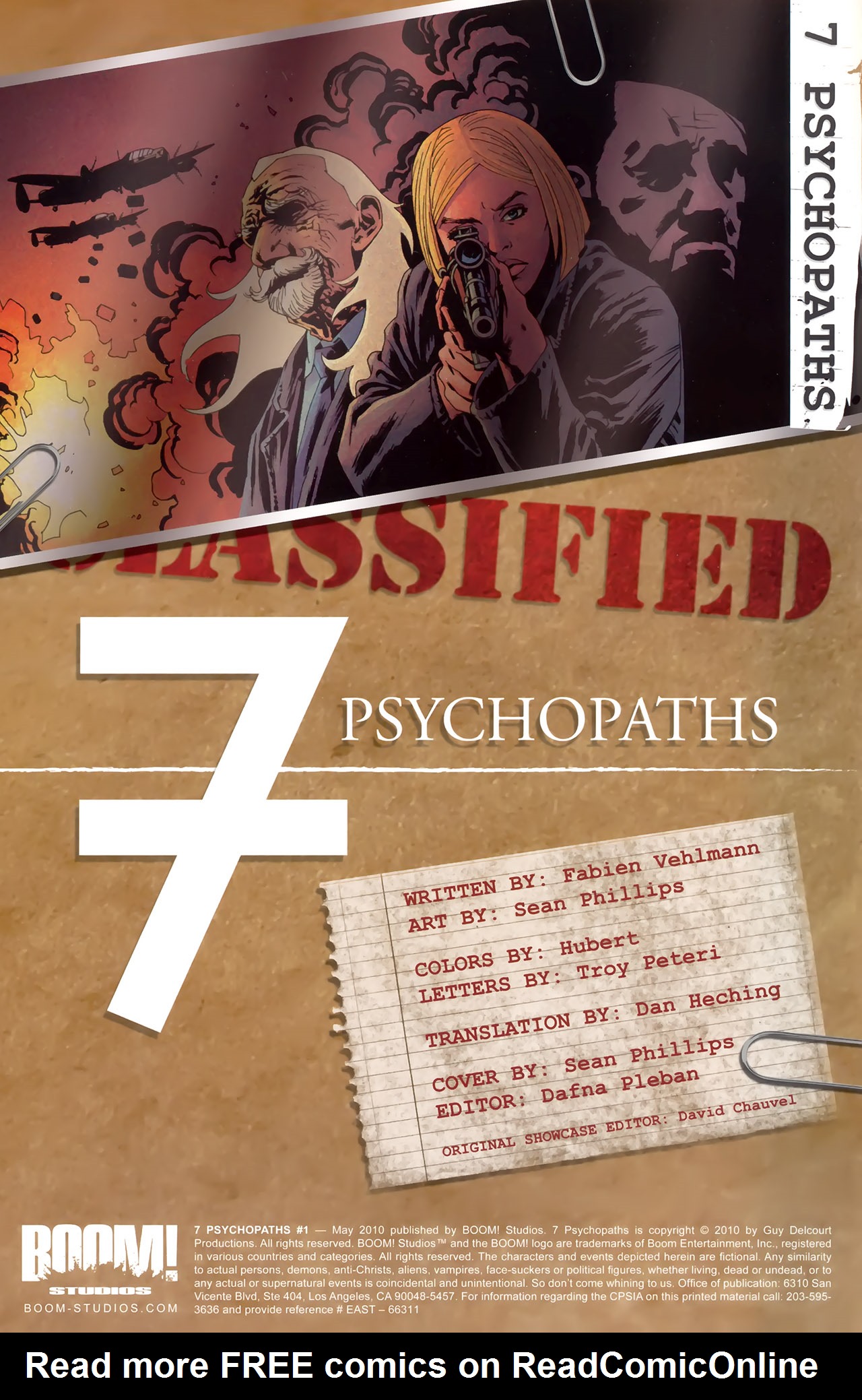 Read online 7 Psychopaths comic -  Issue #1 - 2
