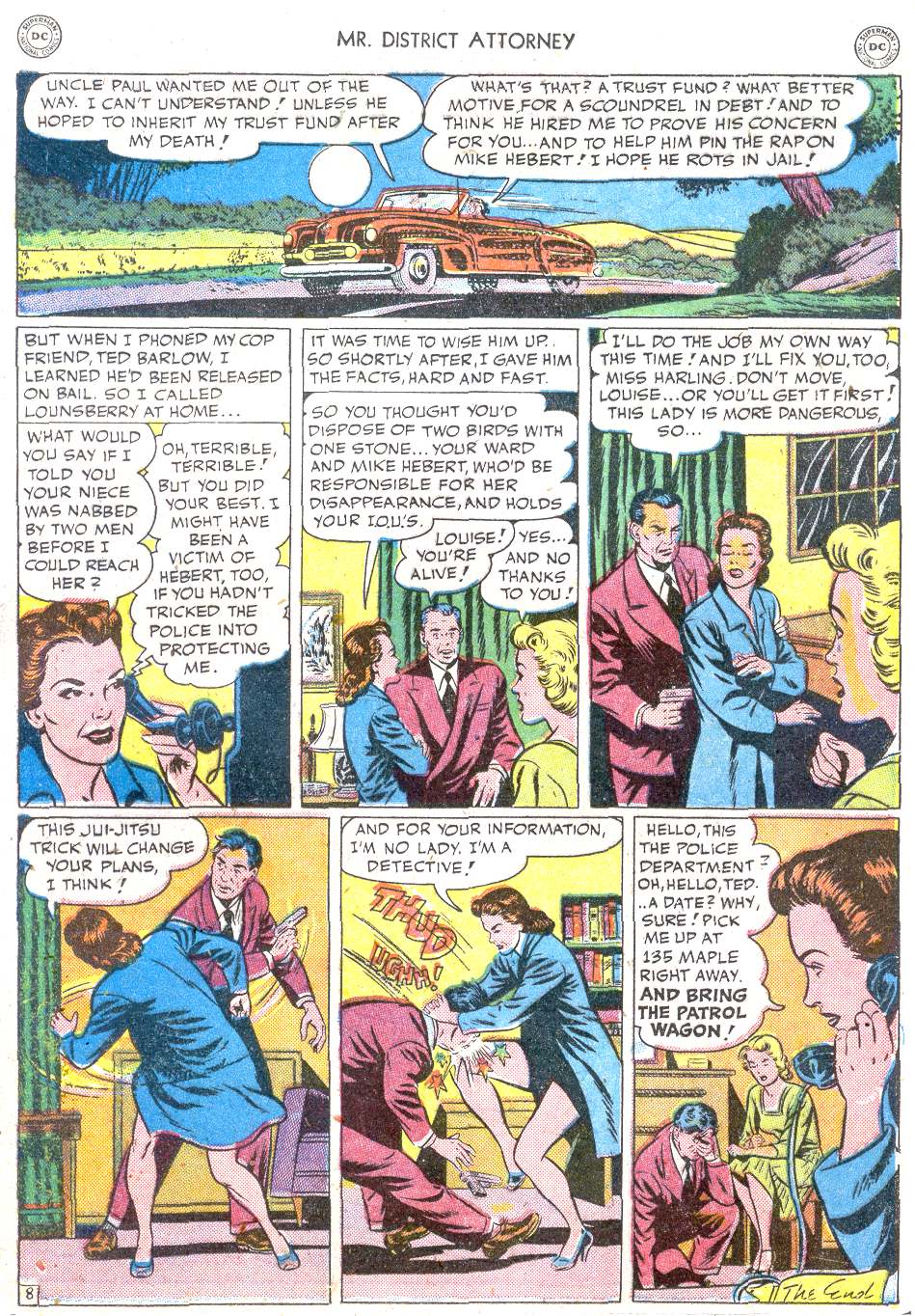 Read online Mr. District Attorney comic -  Issue #15 - 31