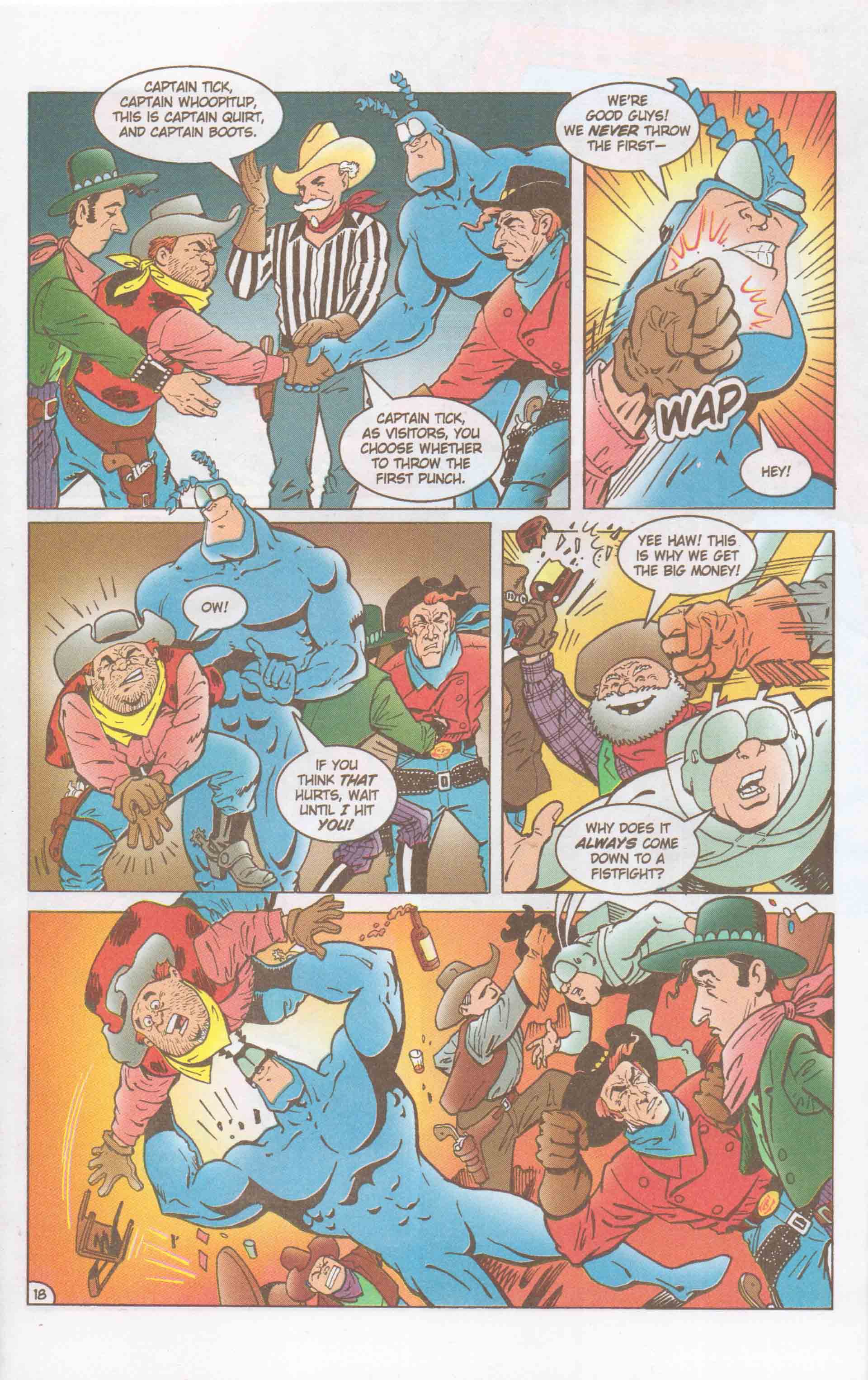 Read online The Tick: Big Red-N-Green Christmas Spectacle comic -  Issue # Full - 20