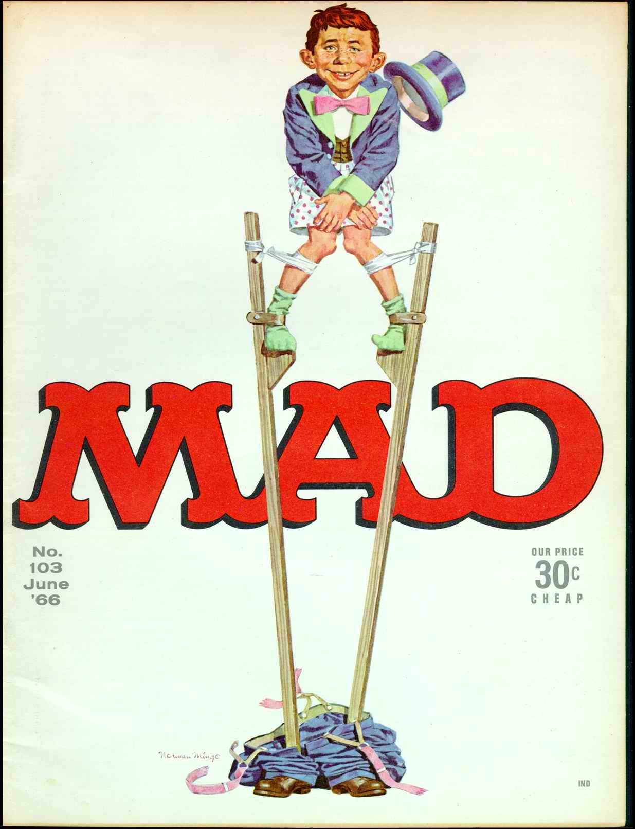 Read online MAD comic -  Issue #103 - 1