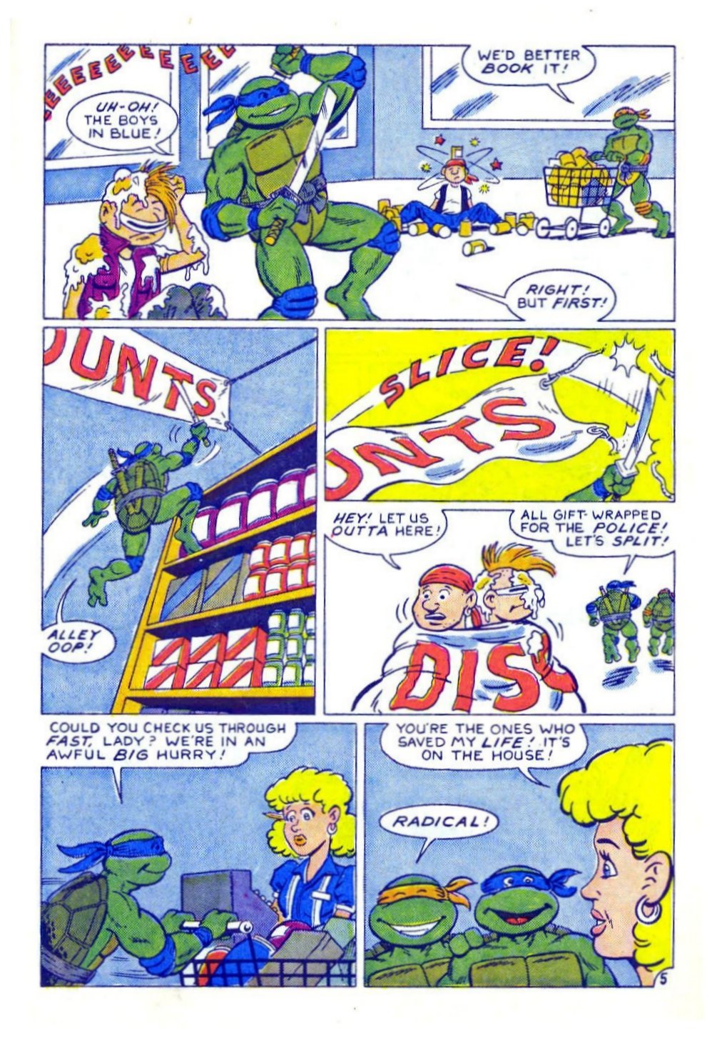 Read online Teenage Mutant Ninja Turtles Adventures (1989) comic -  Issue #1 - 7