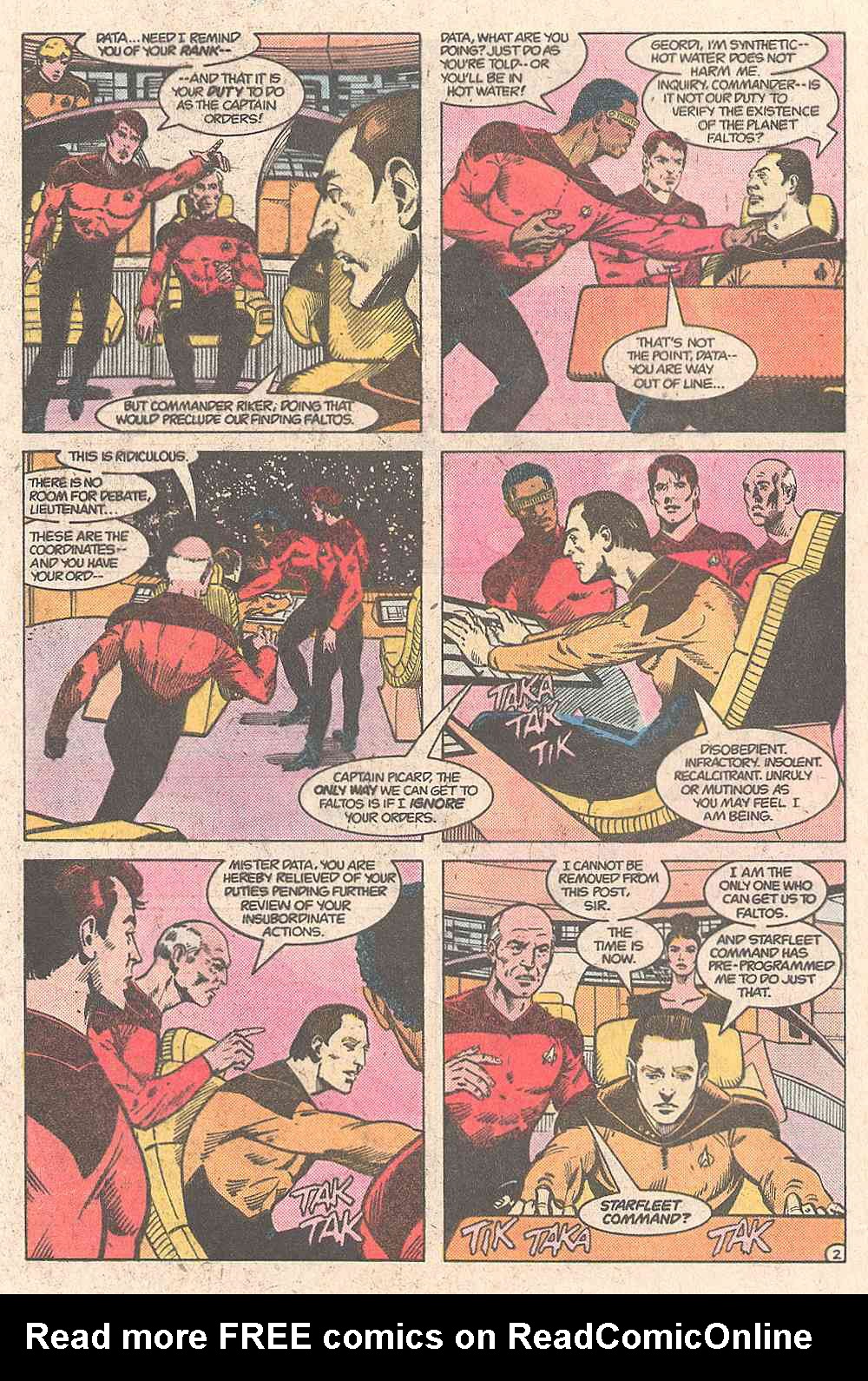 Read online Star Trek: The Next Generation (1988) comic -  Issue #6 - 3