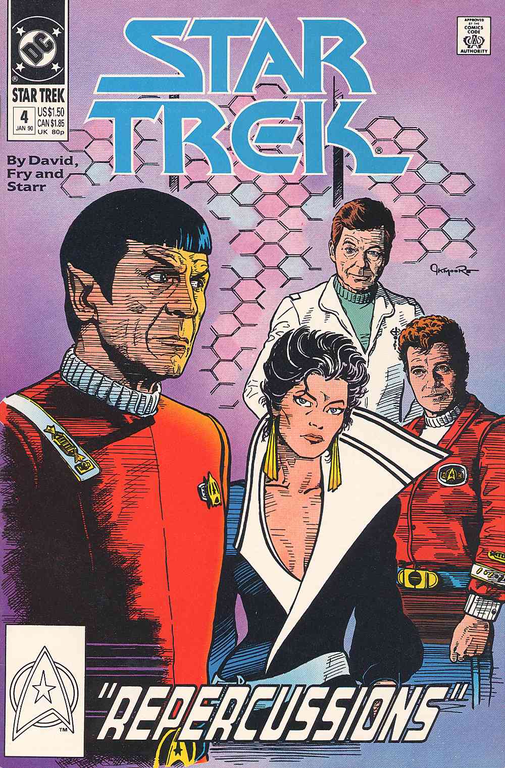 Read online Star Trek (1989) comic -  Issue #4 - 1