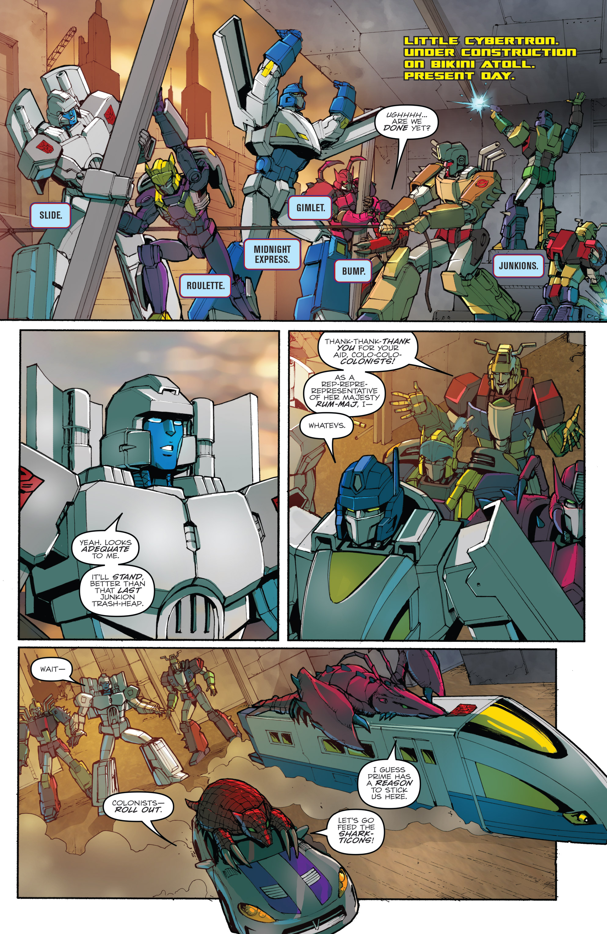 Read online Optimus Prime comic -  Issue #8 - 8