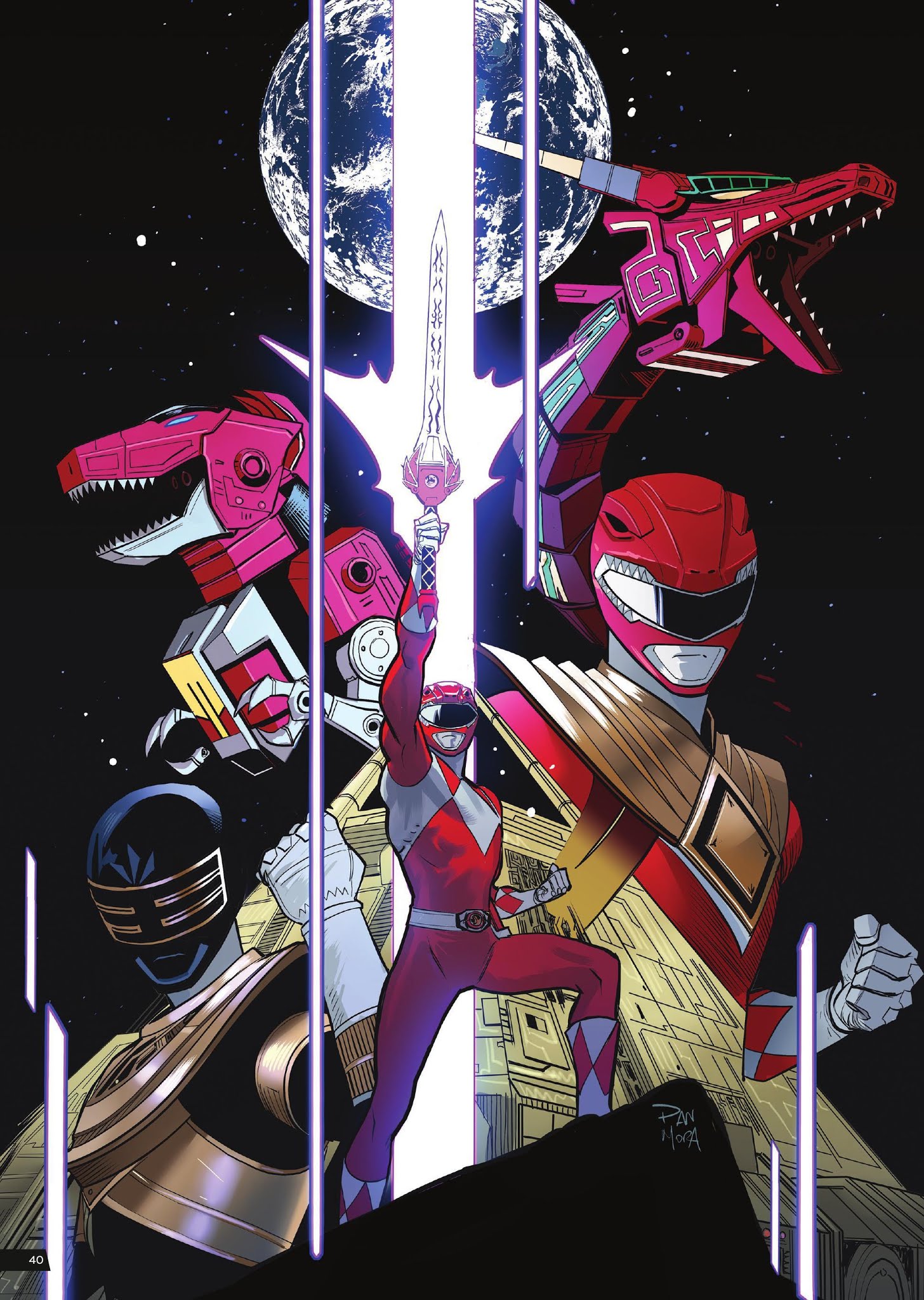 Read online Saban's Power Rangers Artist Tribute comic -  Issue # TPB - 39