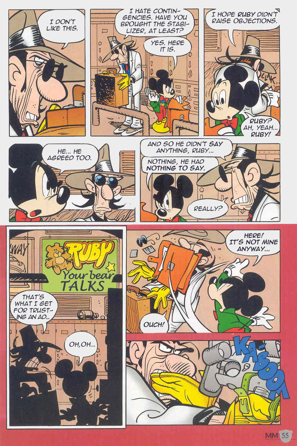 Read online Mickey Mouse Mystery Magazine comic -  Issue #0 - 55