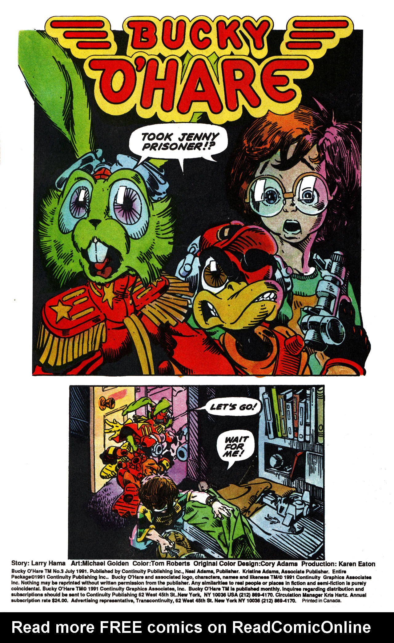 Read online Bucky O'Hare (1991) comic -  Issue #3 - 3