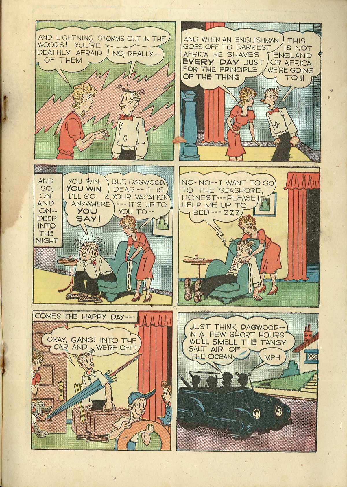 Read online Blondie Comics (1947) comic -  Issue #12 - 5