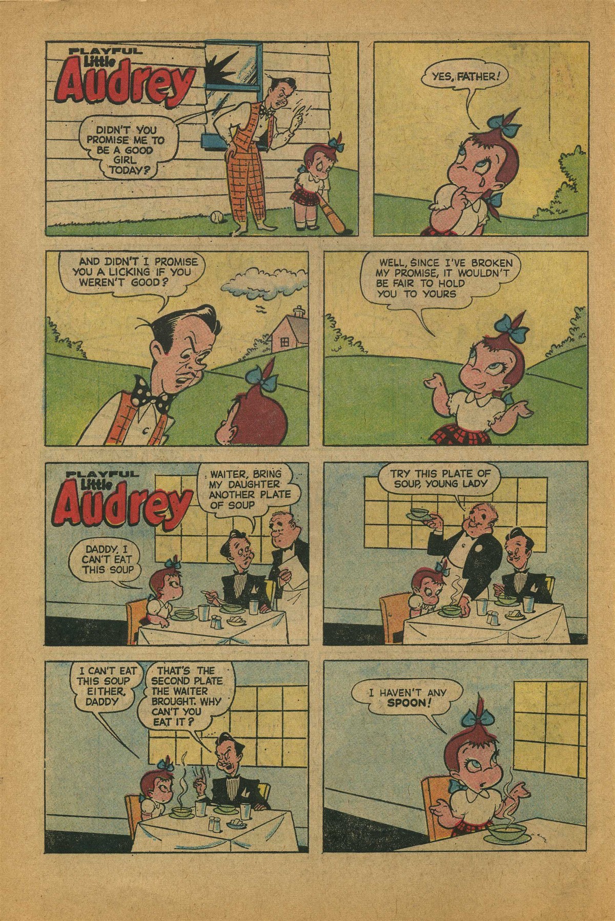 Read online Little Audrey And Melvin comic -  Issue #4 - 10