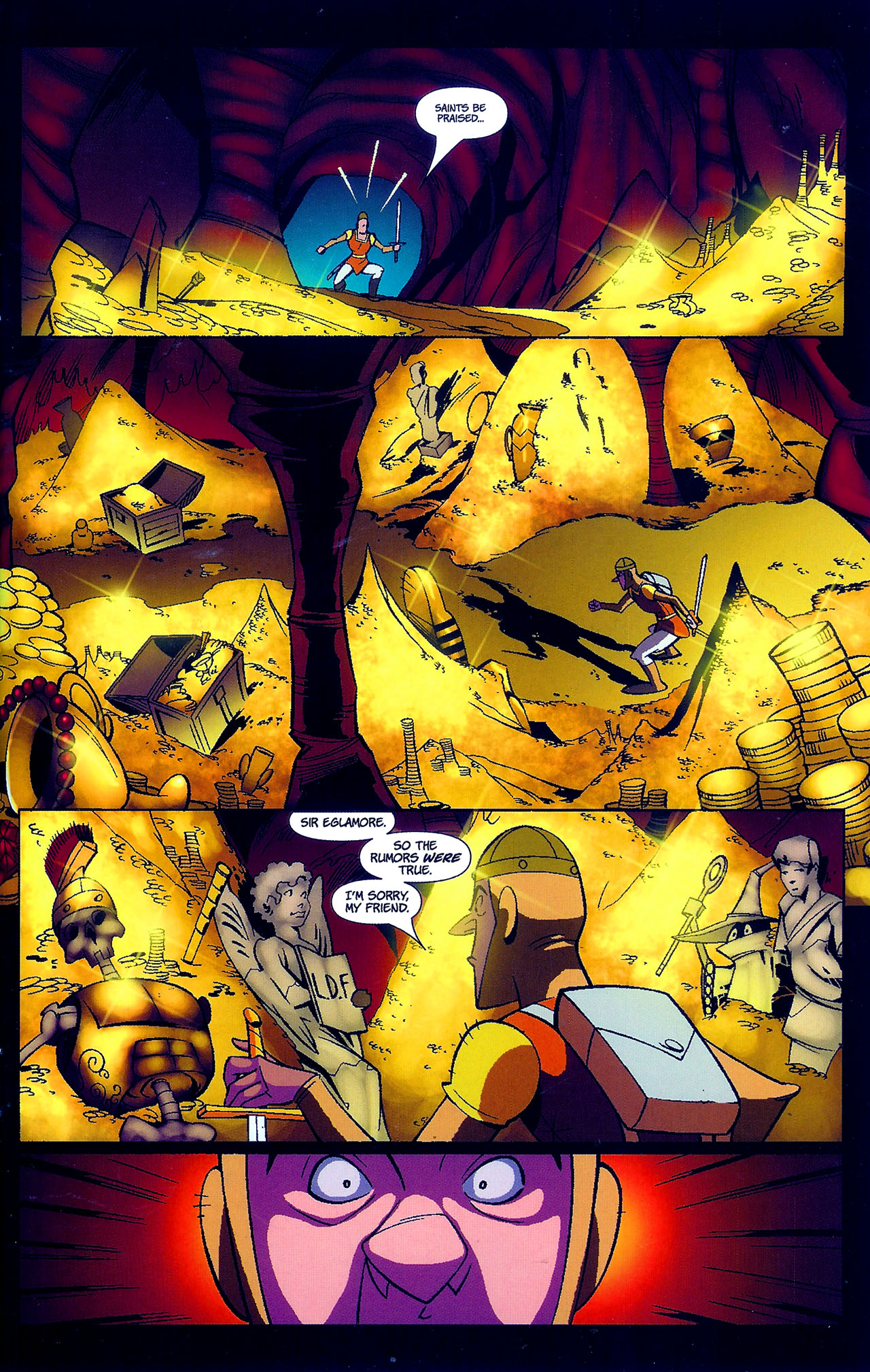 Read online Dragon's Lair comic -  Issue #4 - 5