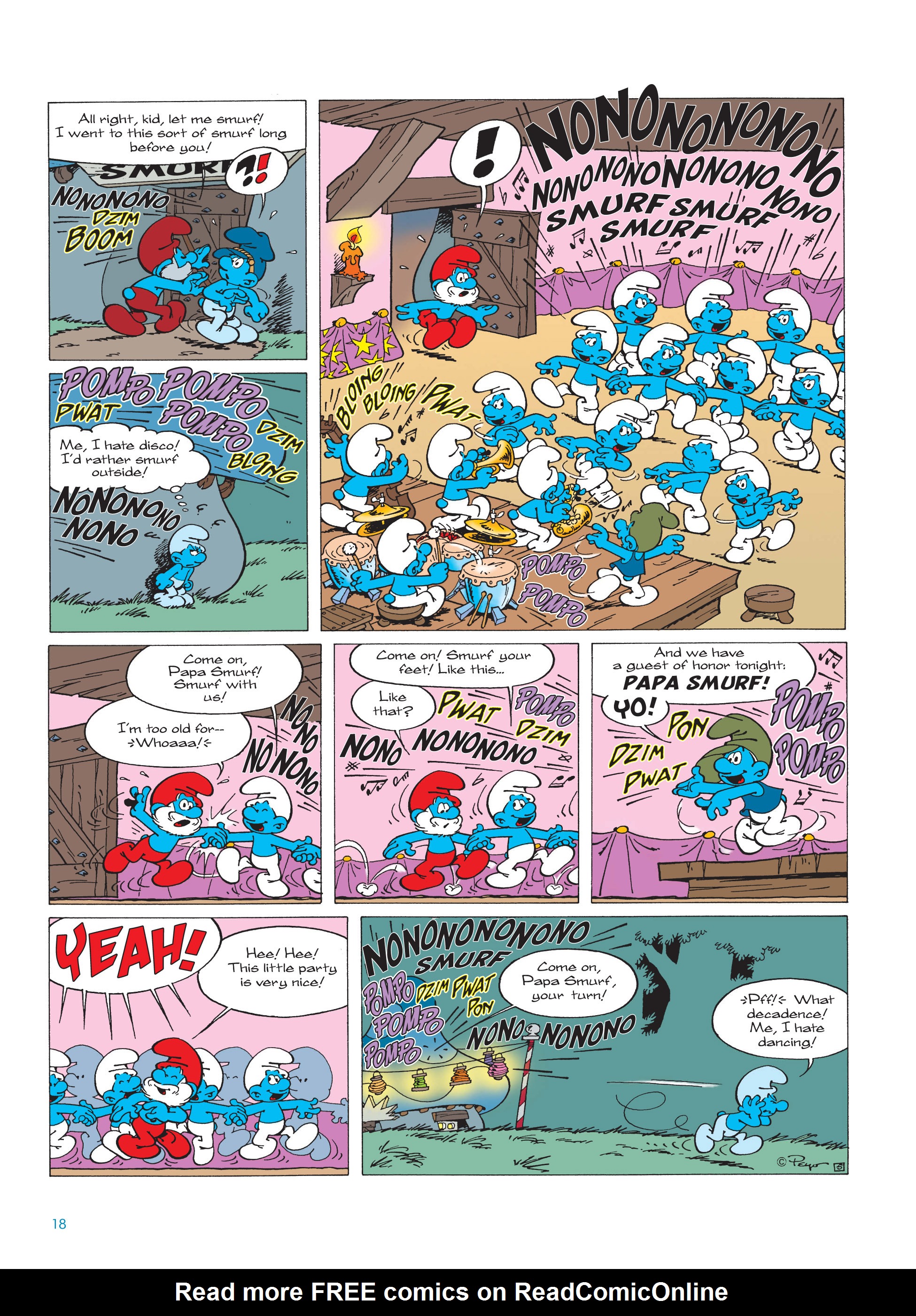 Read online The Smurfs comic -  Issue #17 - 18