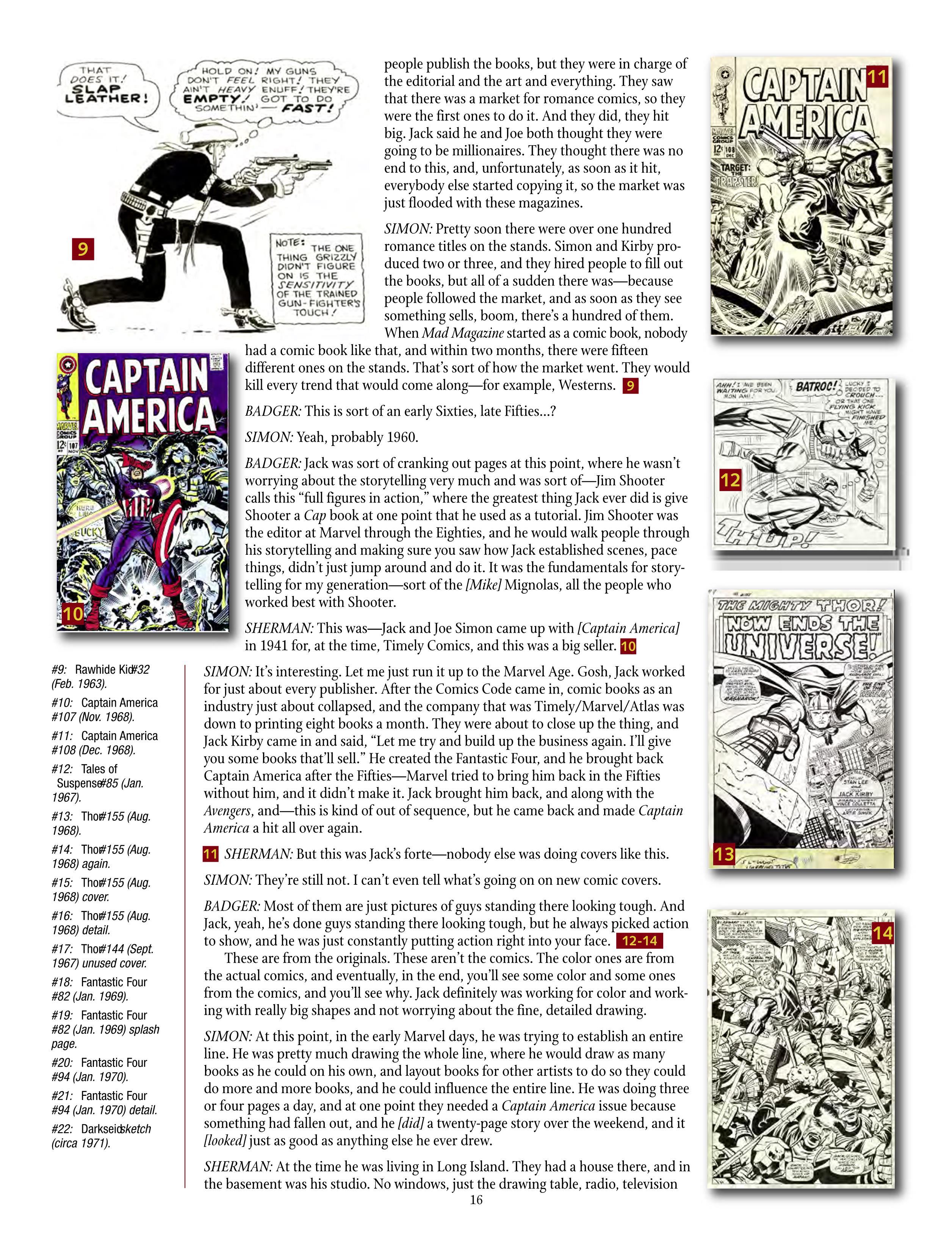 Read online The Jack Kirby Collector comic -  Issue #71 - 18