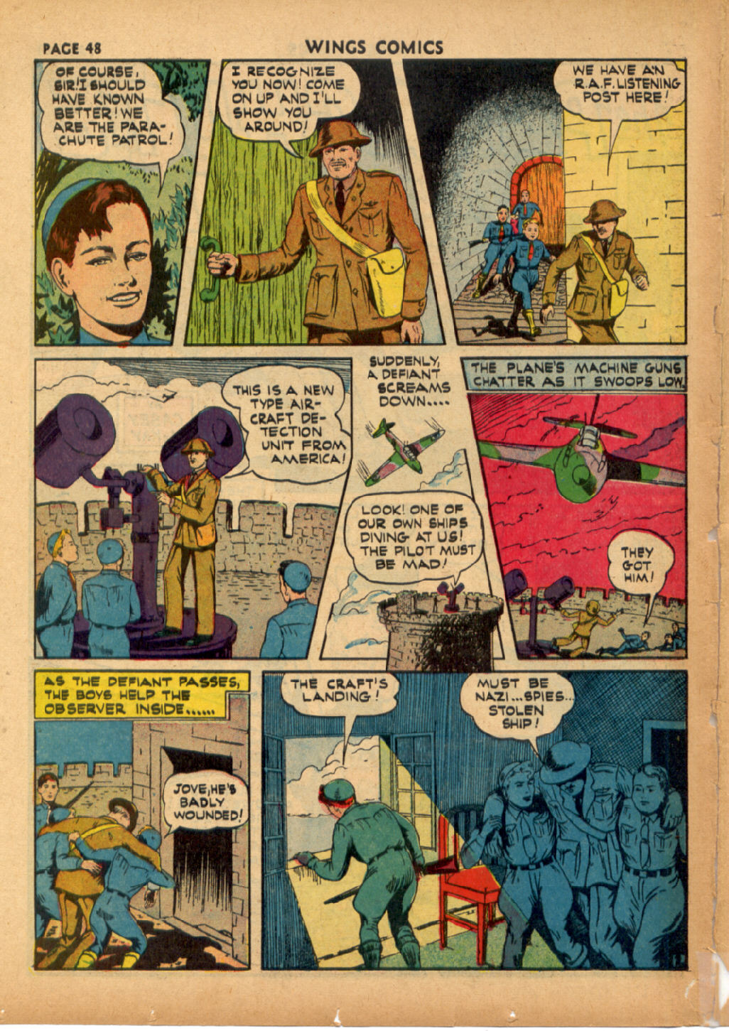 Read online Wings Comics comic -  Issue #16 - 50