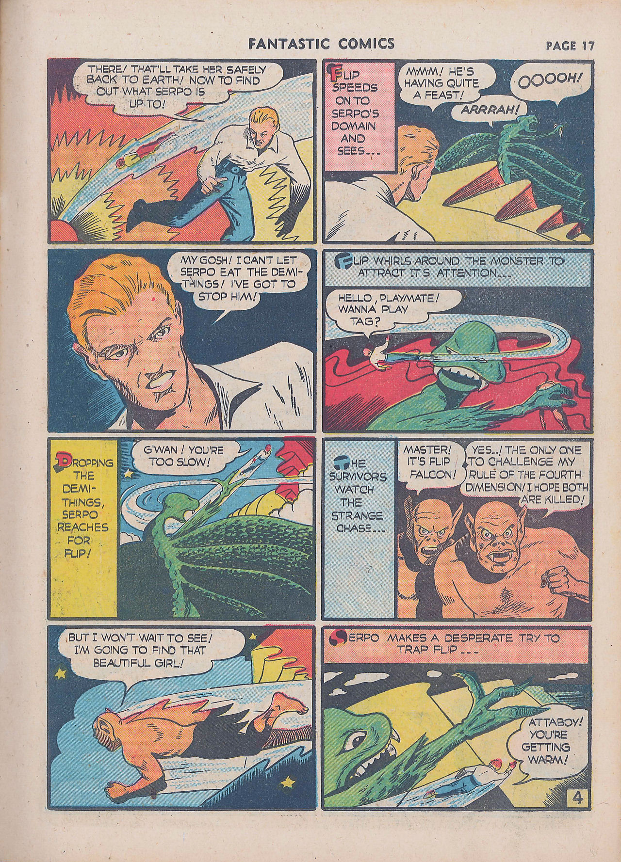 Read online Fantastic Comics comic -  Issue #16 - 19