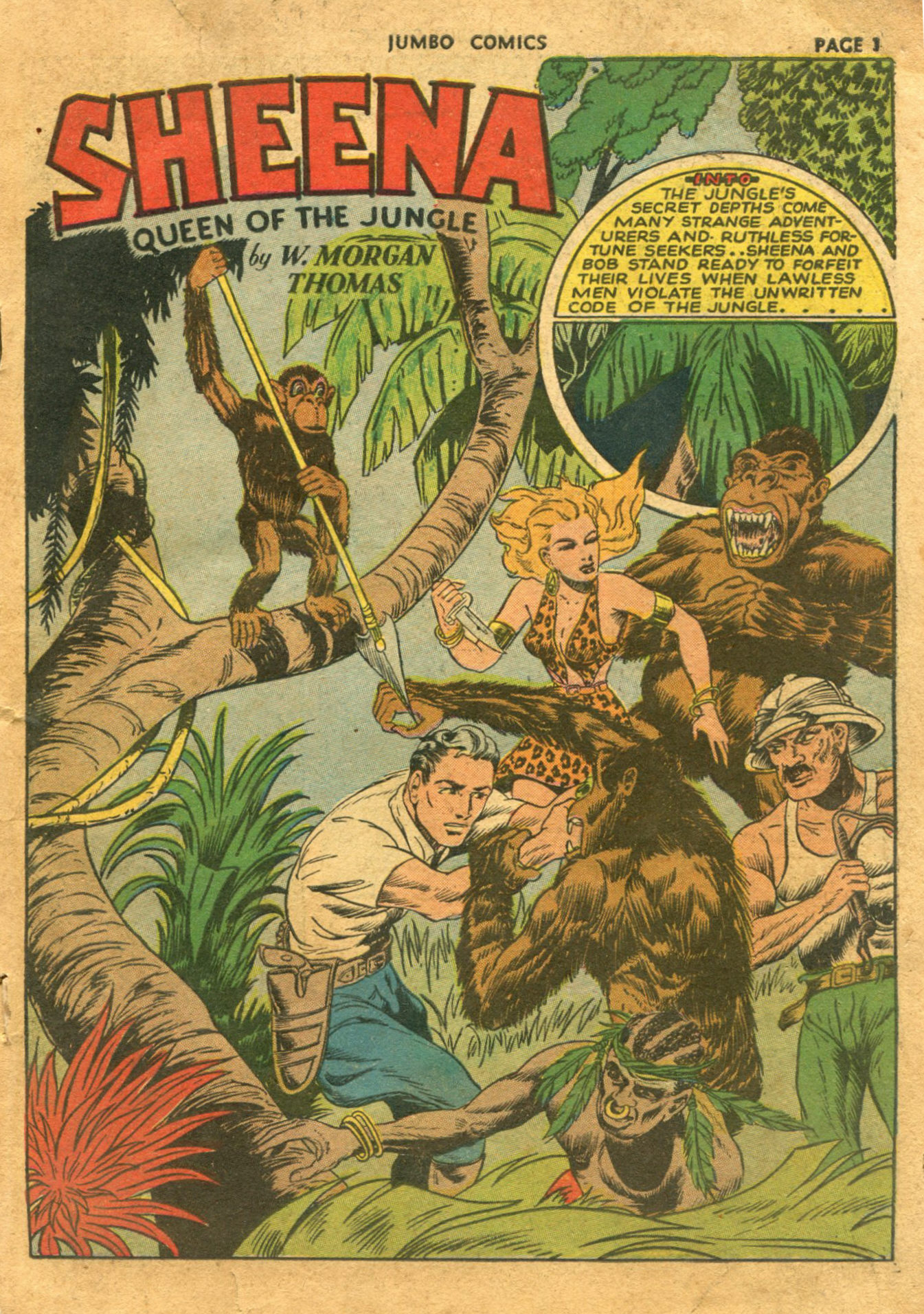 Read online Jumbo Comics comic -  Issue #35 - 4