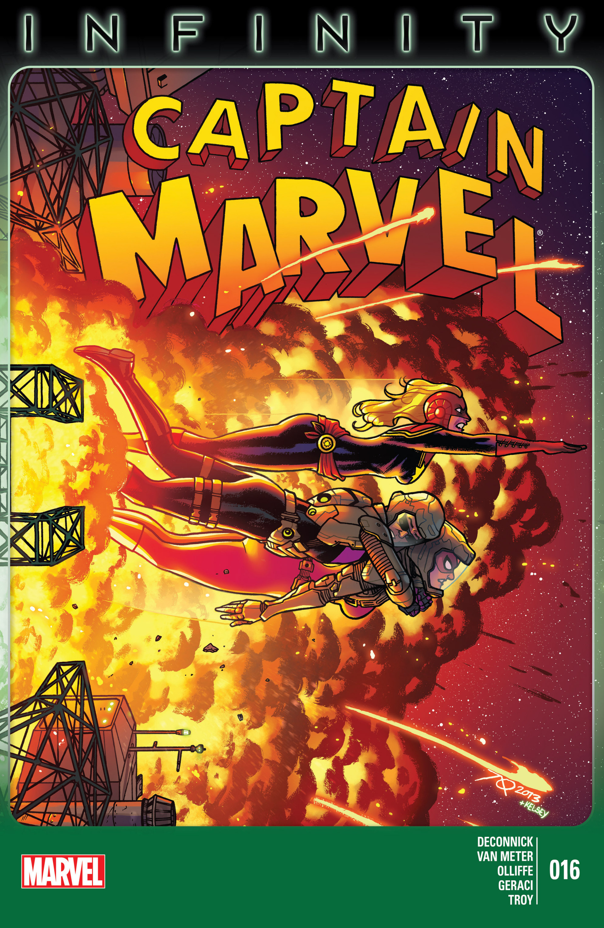 Read online Captain Marvel (2012) comic -  Issue #16 - 1