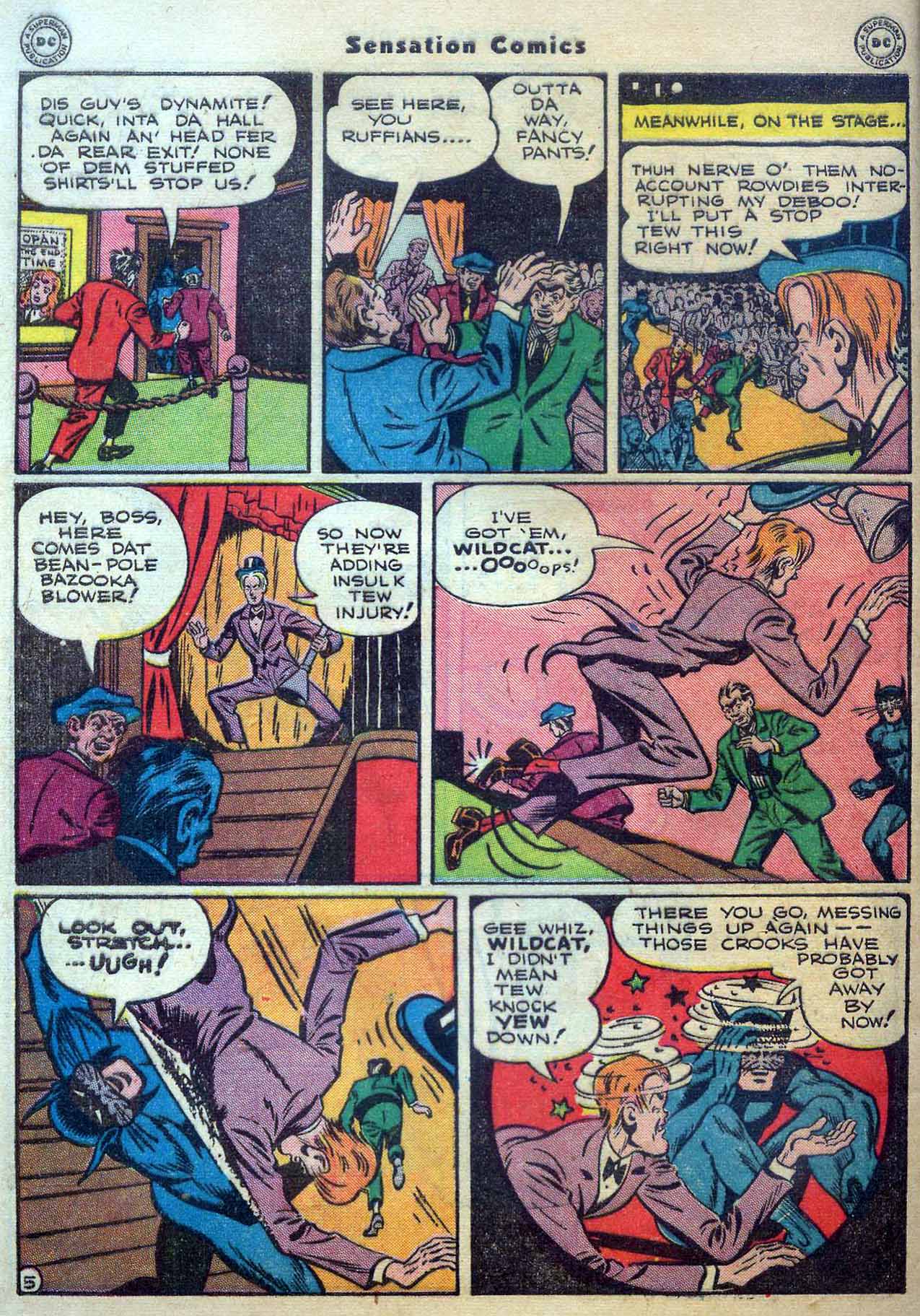 Read online Sensation (Mystery) Comics comic -  Issue #56 - 46