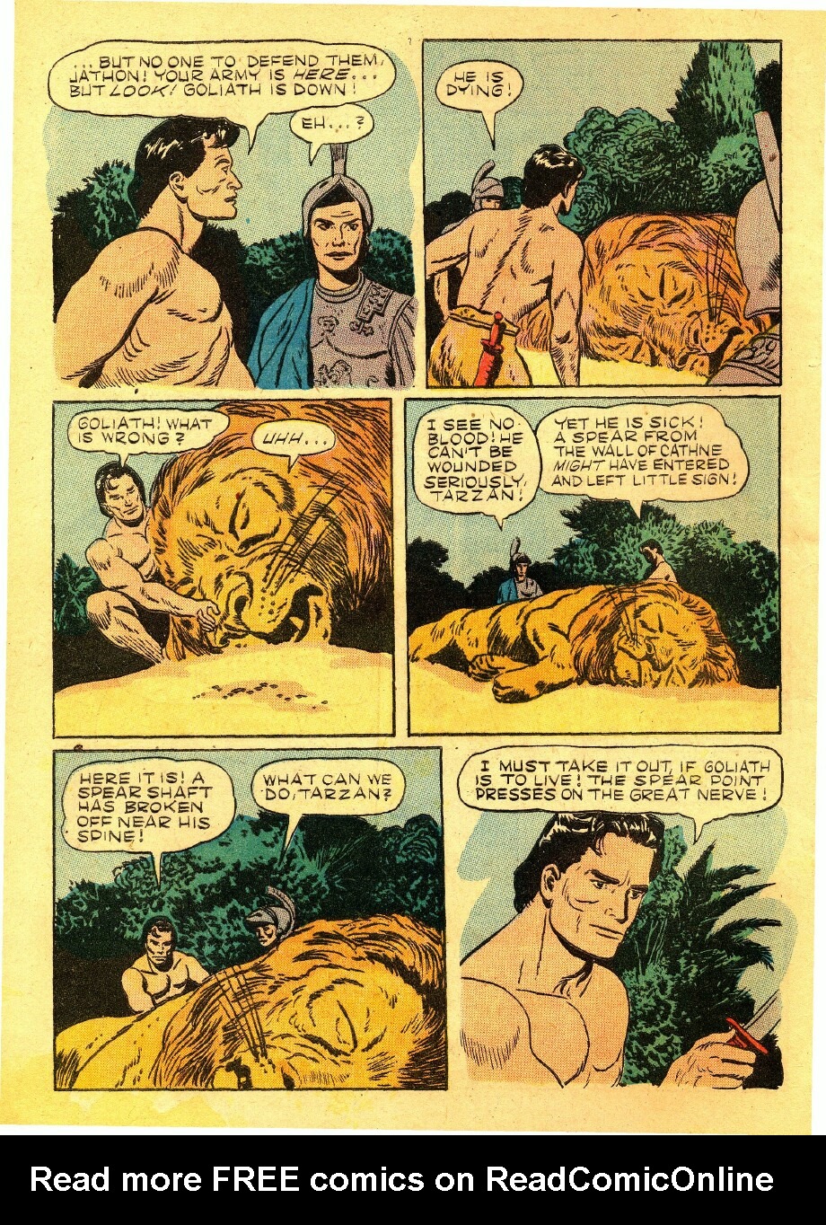 Read online Tarzan (1948) comic -  Issue #46 - 4